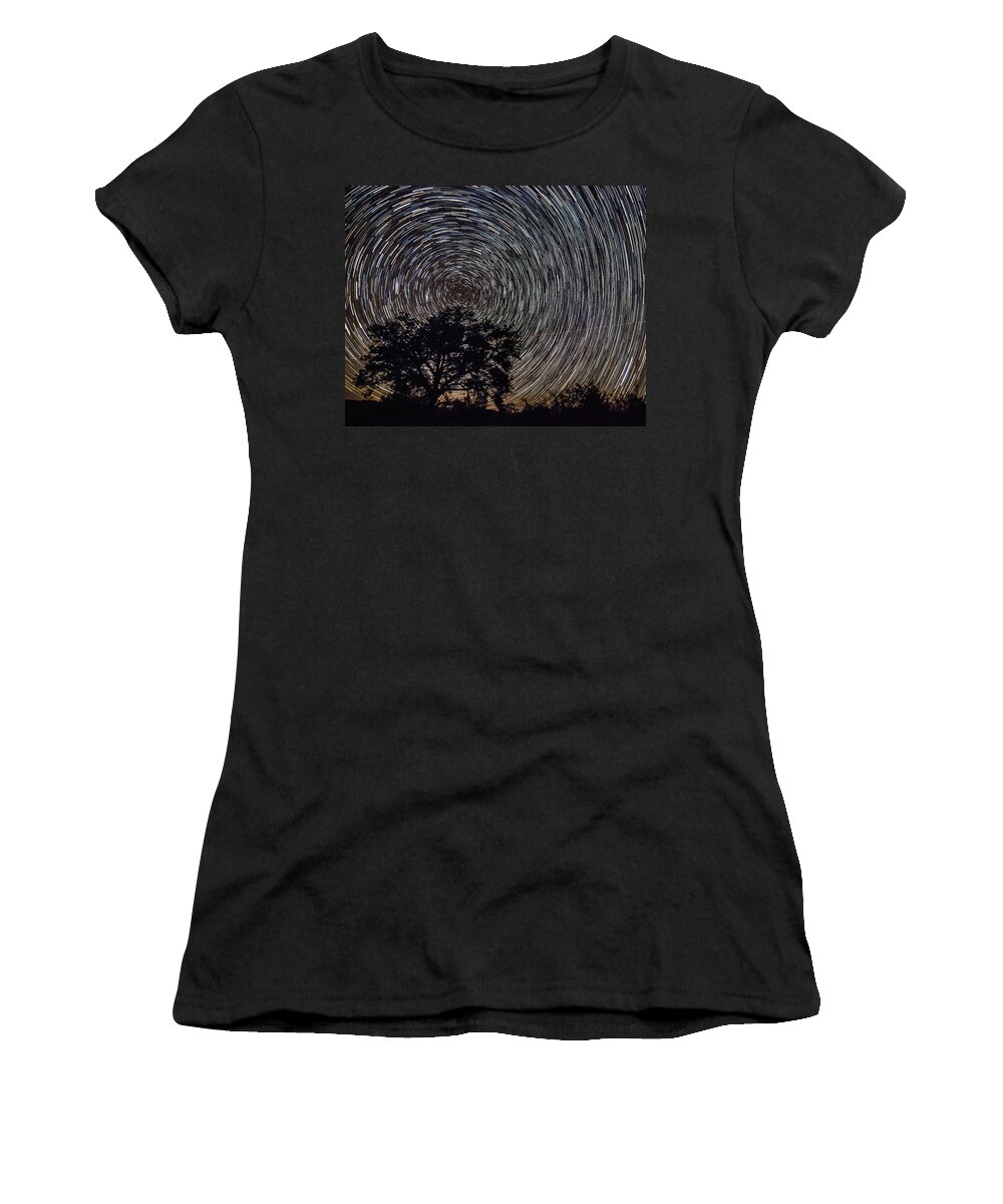 Best Women's T-Shirt featuring the photograph Cosmic Campground by Gary Migues