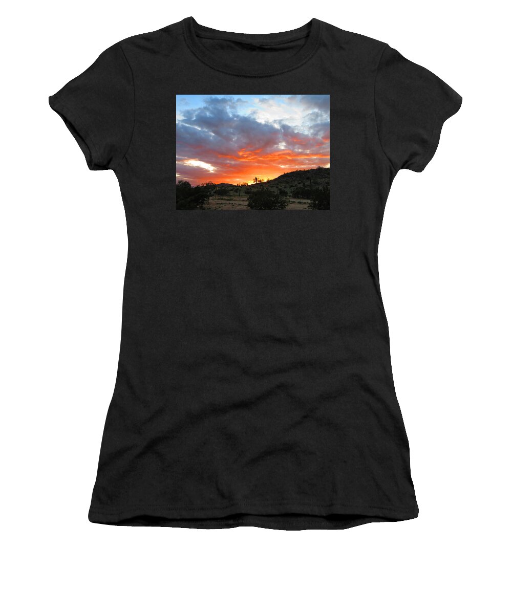 Arizona Women's T-Shirt featuring the photograph Cradle of Light by Judy Kennedy