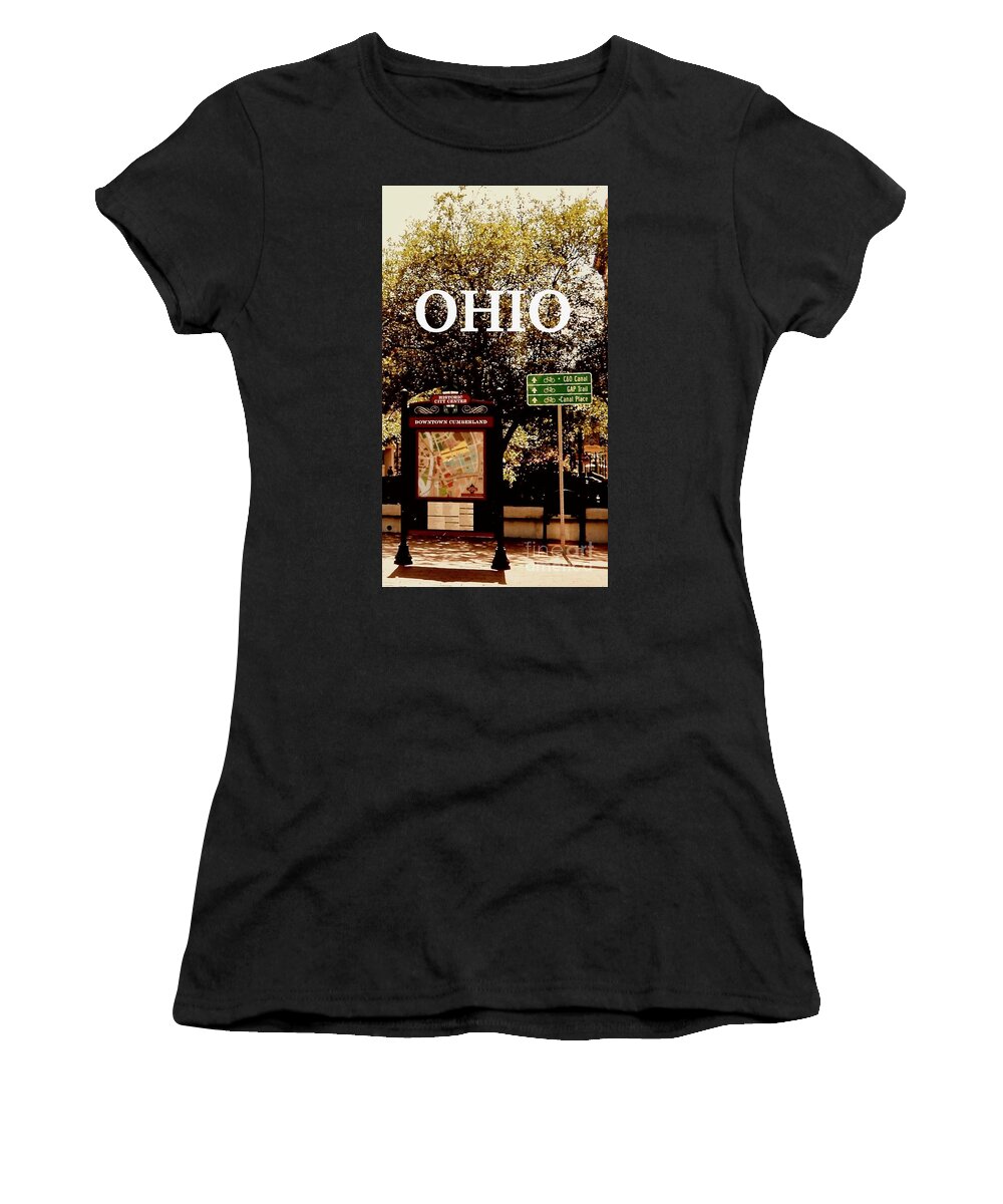 Ohio Women's T-Shirt featuring the digital art Cumberland Ohio by Karen Francis