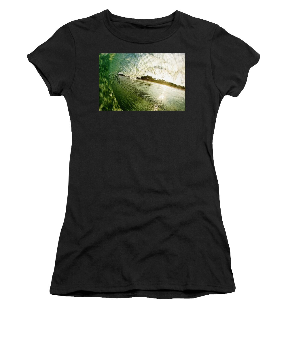 Surfing Women's T-Shirt featuring the photograph Curtain by Nik West