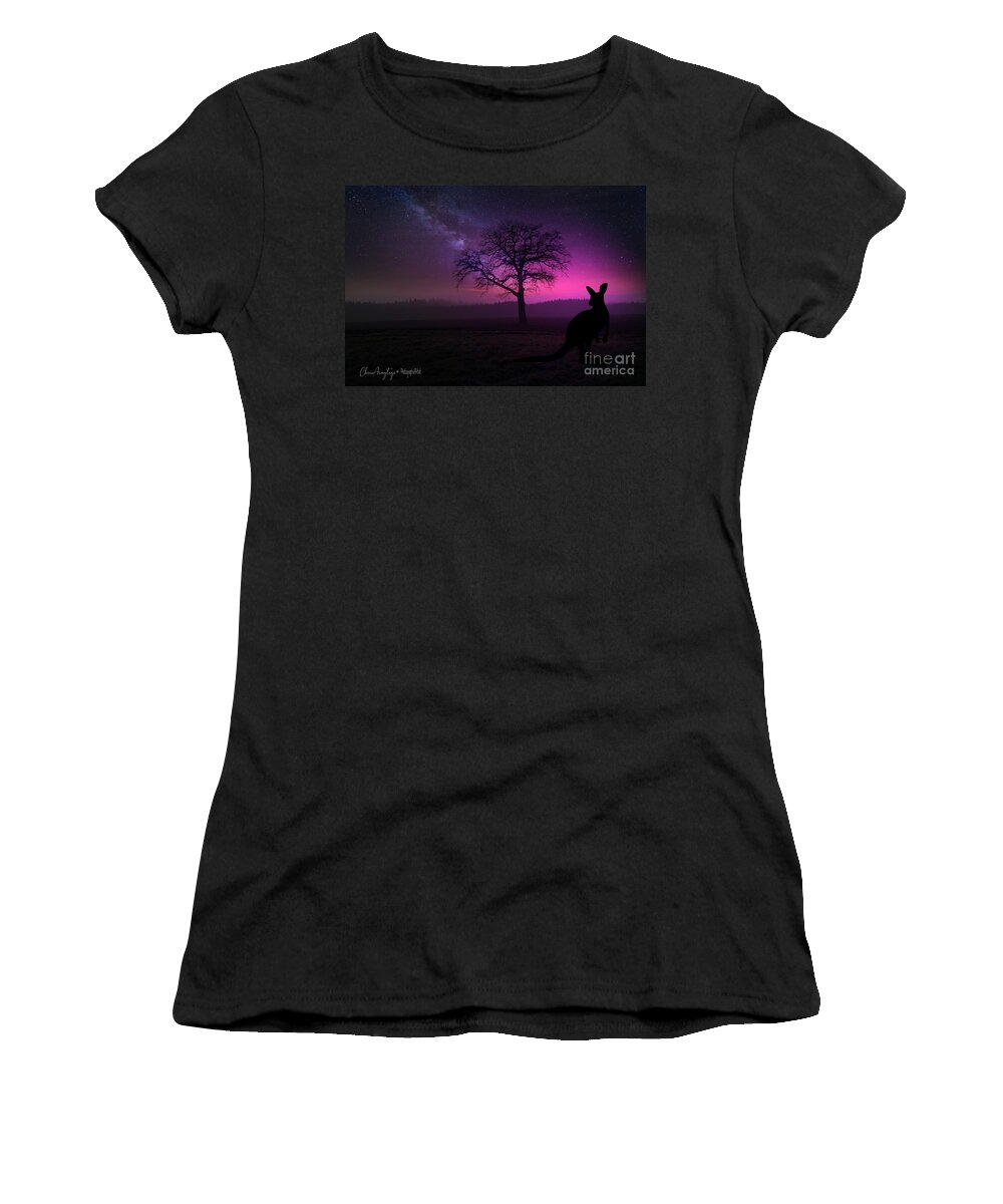 Dawn Women's T-Shirt featuring the digital art Dawn by Chris Armytage