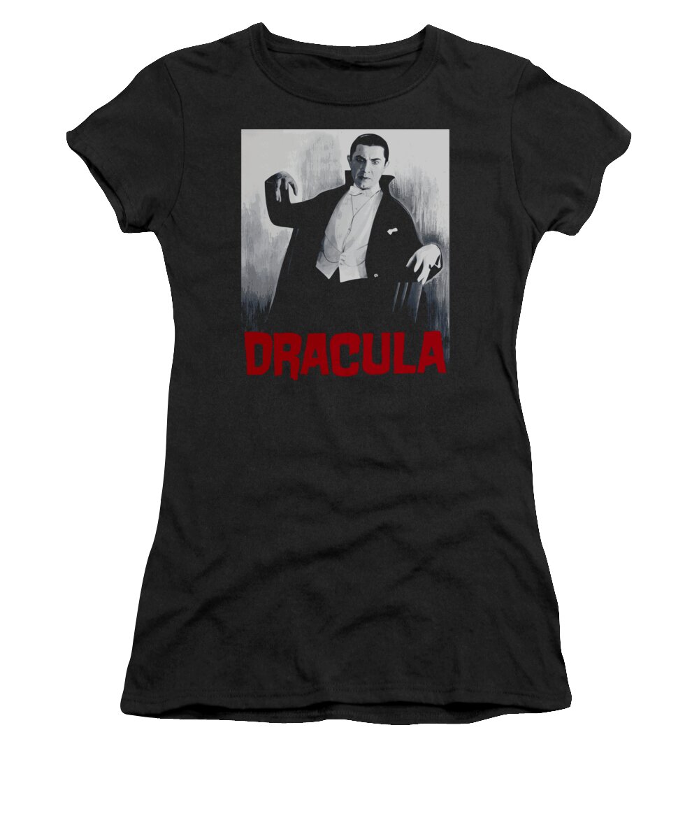 Dracula Women's T-Shirt featuring the digital art Dracula Vitage Poster by Filip Schpindel