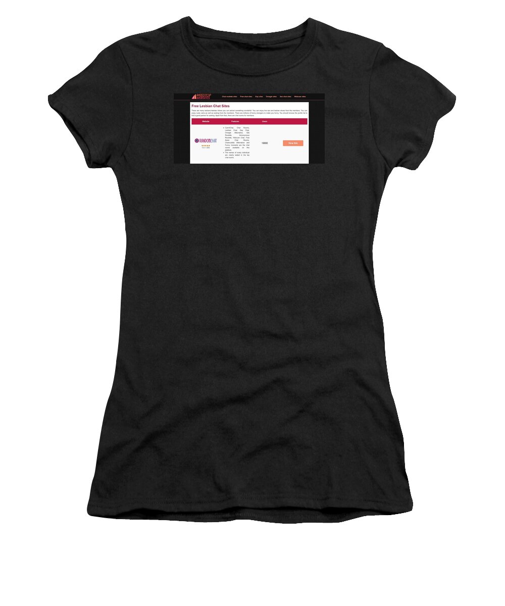 Free Lesbian Chat Sites Womens T-Shirt
