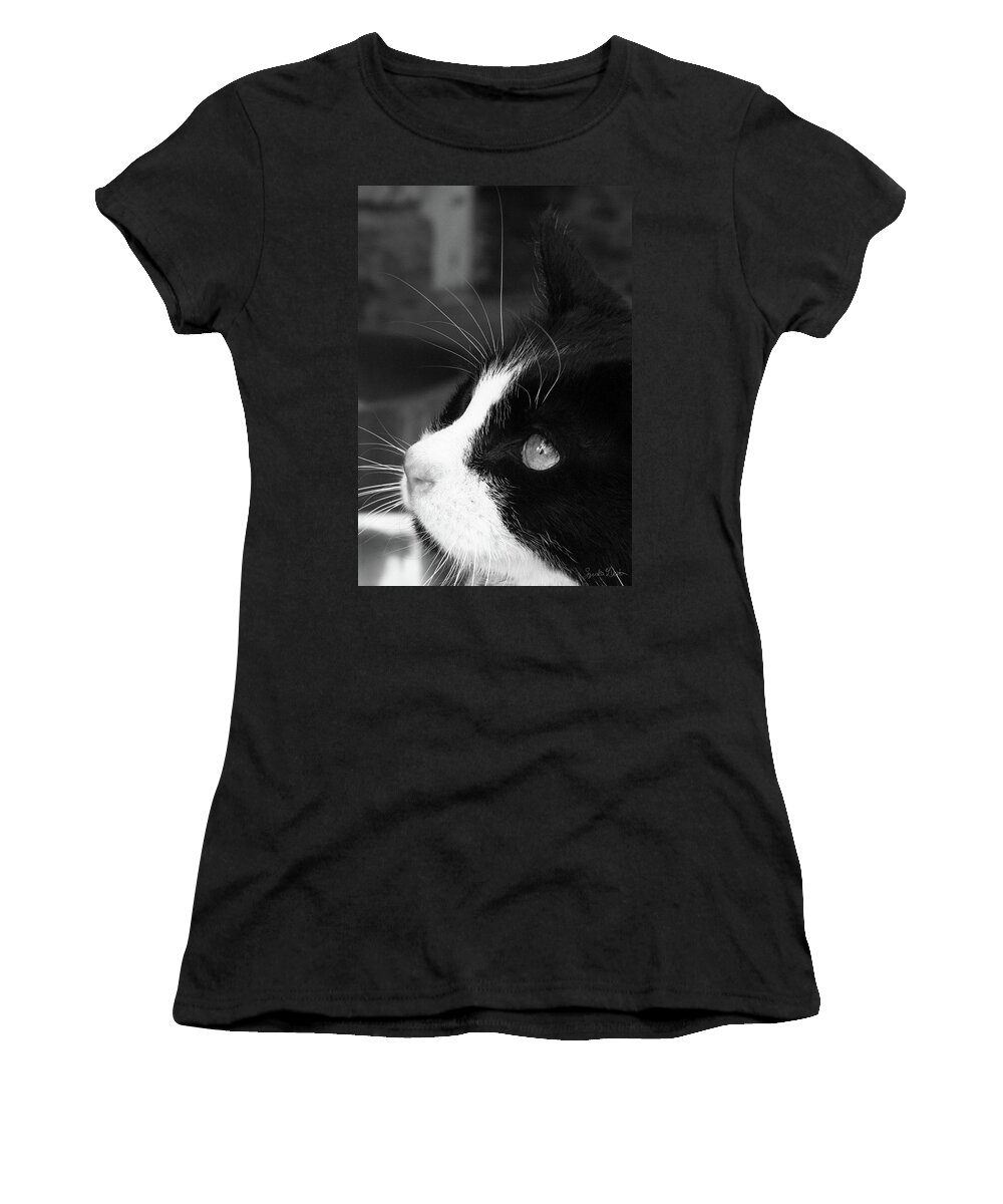 Gorgeous Women's T-Shirt featuring the photograph Gorgeous in Profile by Sandra Dalton