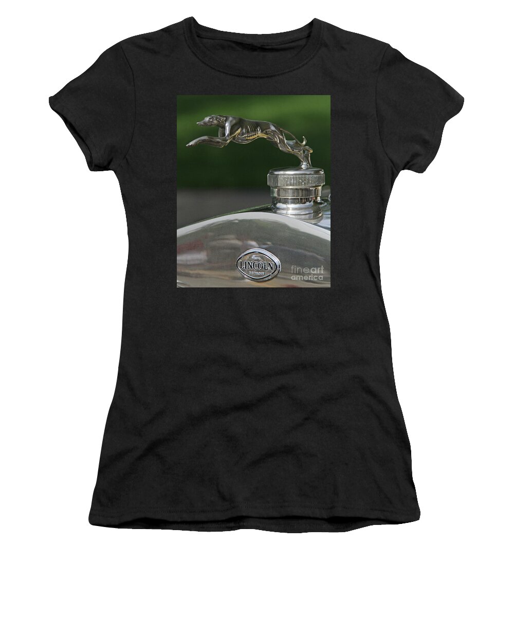 Greyhound Women's T-Shirt featuring the photograph Greyhound by Tiffany Whisler