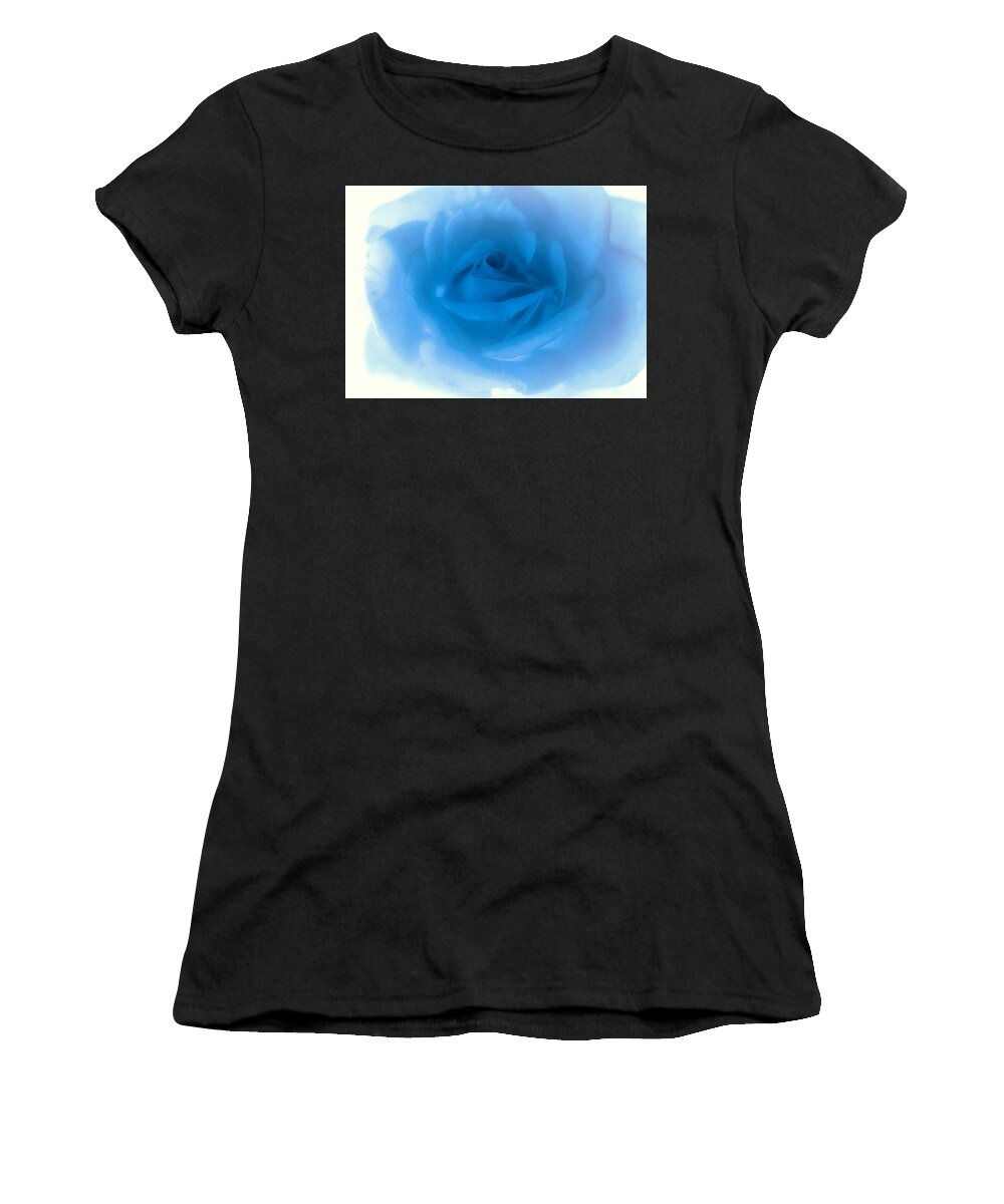 Paintings Women's T-Shirt featuring the painting Heavenly Painted Rose by The Art Of Marilyn Ridoutt-Greene