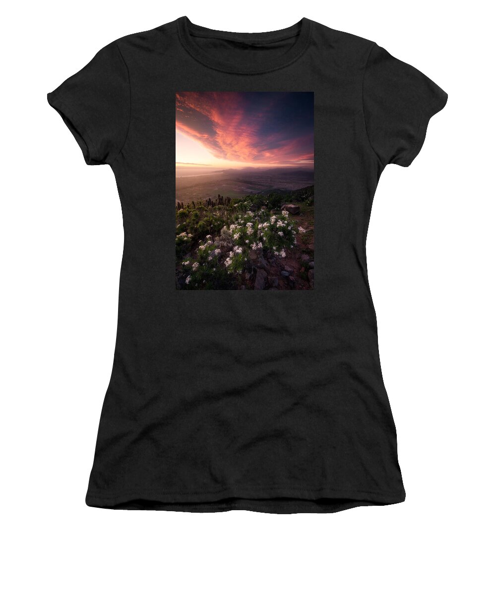 La Serena Women's T-Shirt featuring the photograph La Serena Sunset by Photography by KO