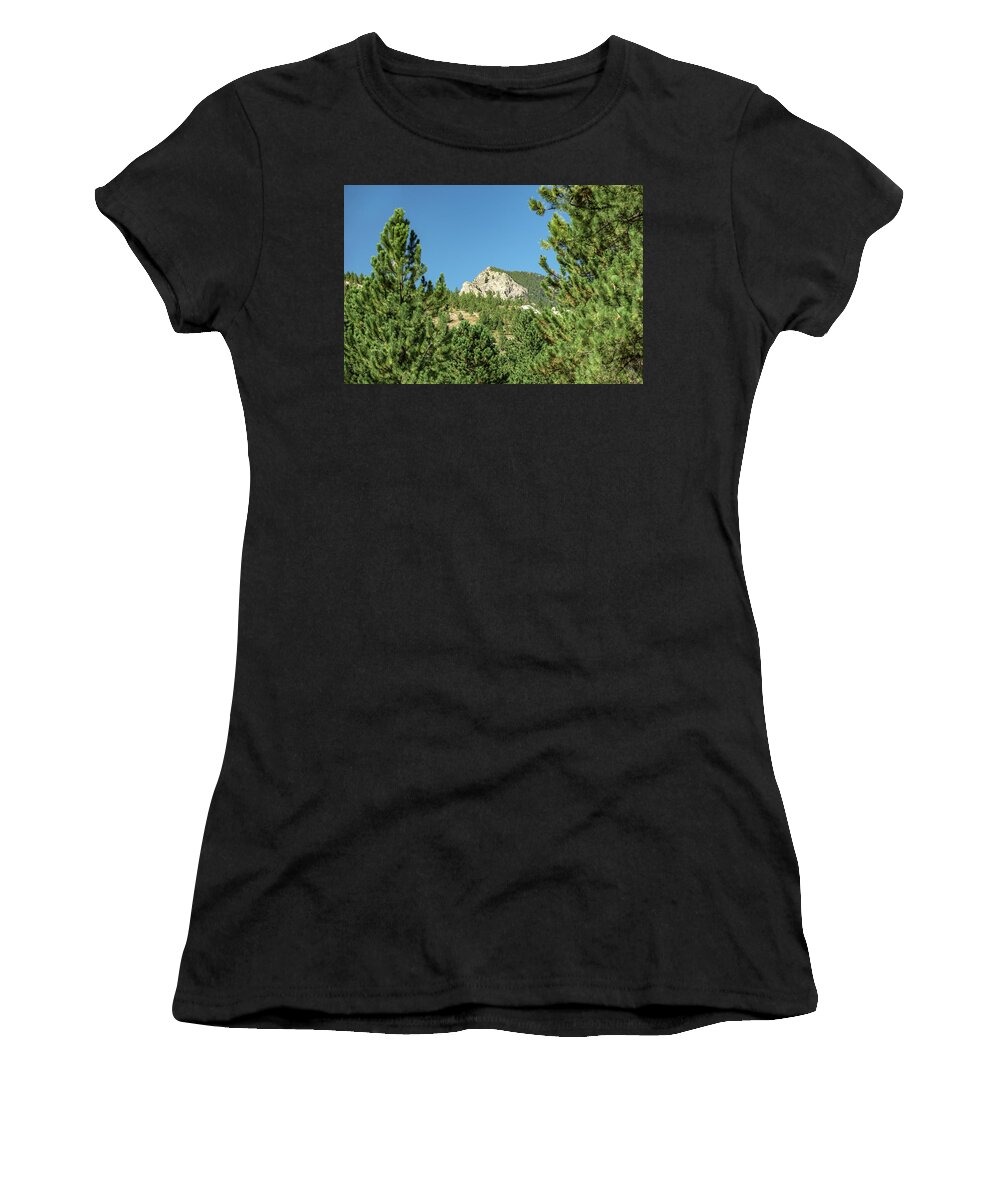Mountain Women's T-Shirt featuring the photograph Little Rocky Mountain by Todd Klassy