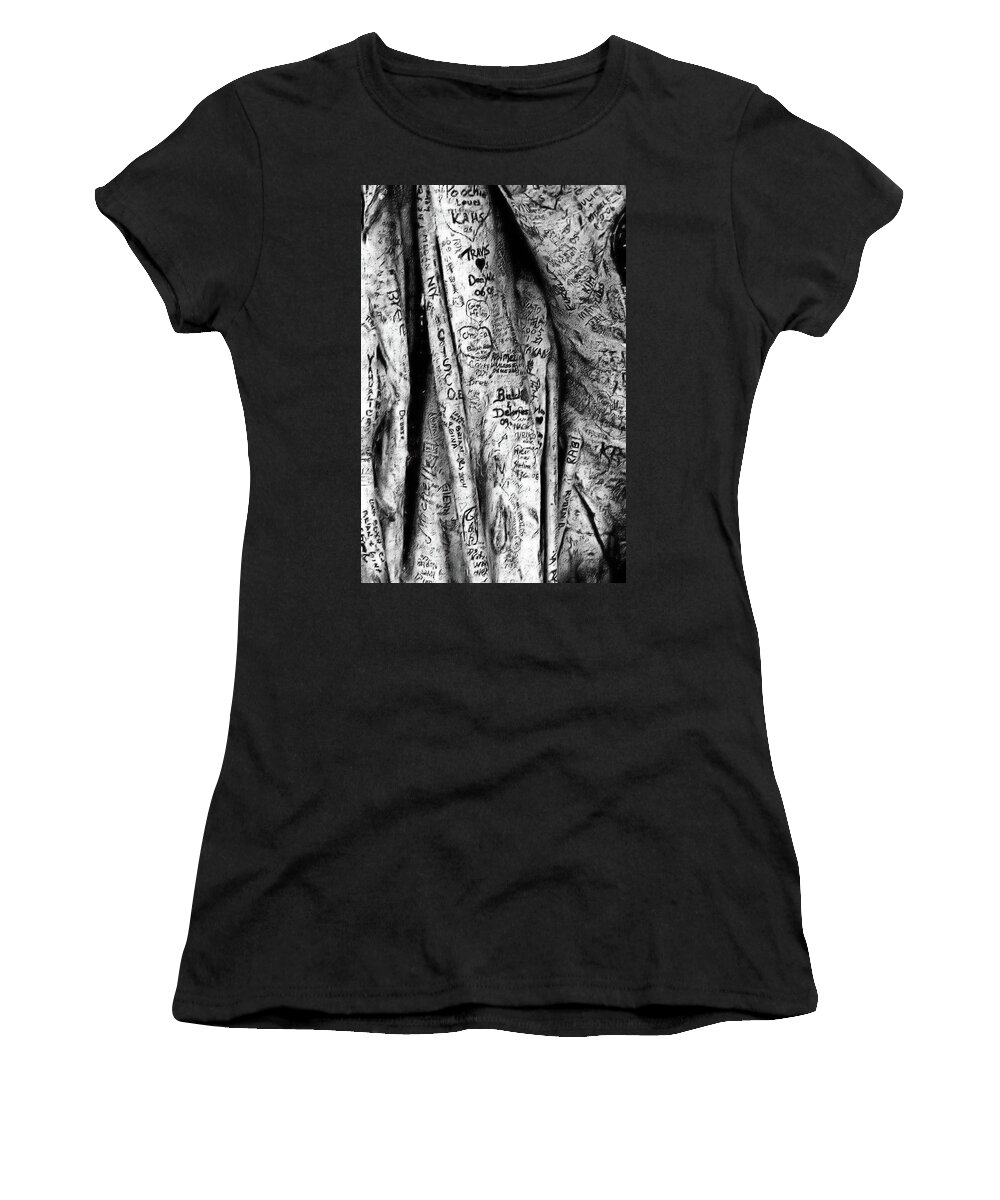 Graffiti Women's T-Shirt featuring the photograph Love Signs by Nadalyn Larsen