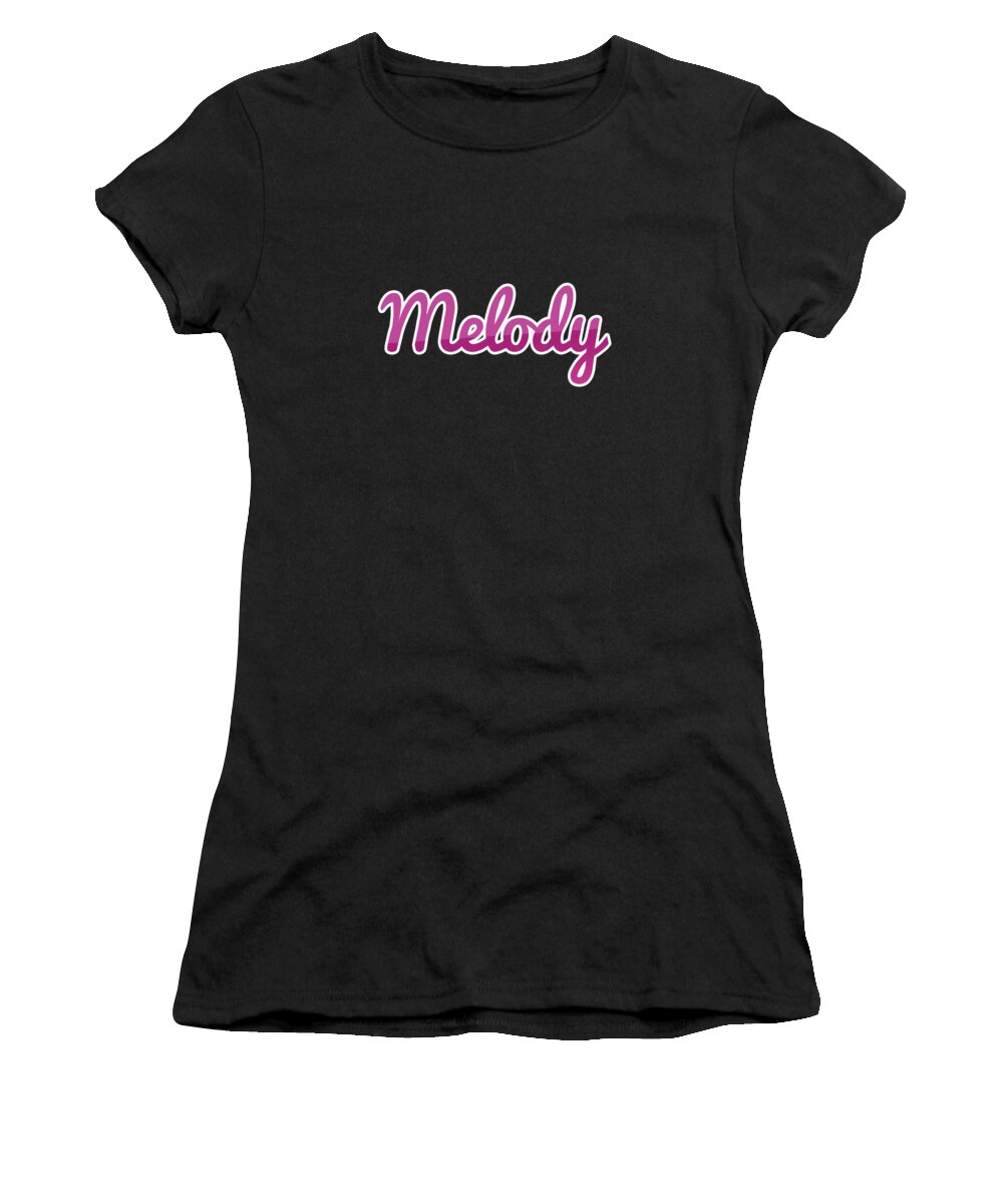 Melody Women's T-Shirt featuring the digital art Melody #Melody by TintoDesigns