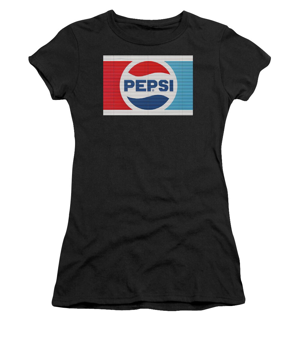 Pepsi Women's T-Shirt featuring the photograph Pepsi Lines by Todd Klassy