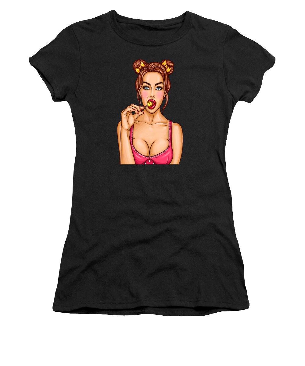 GIRLS LOVE BIG ROCKETS FUNNY COOL SEXY GIFT IDEA' Women's T-Shirt