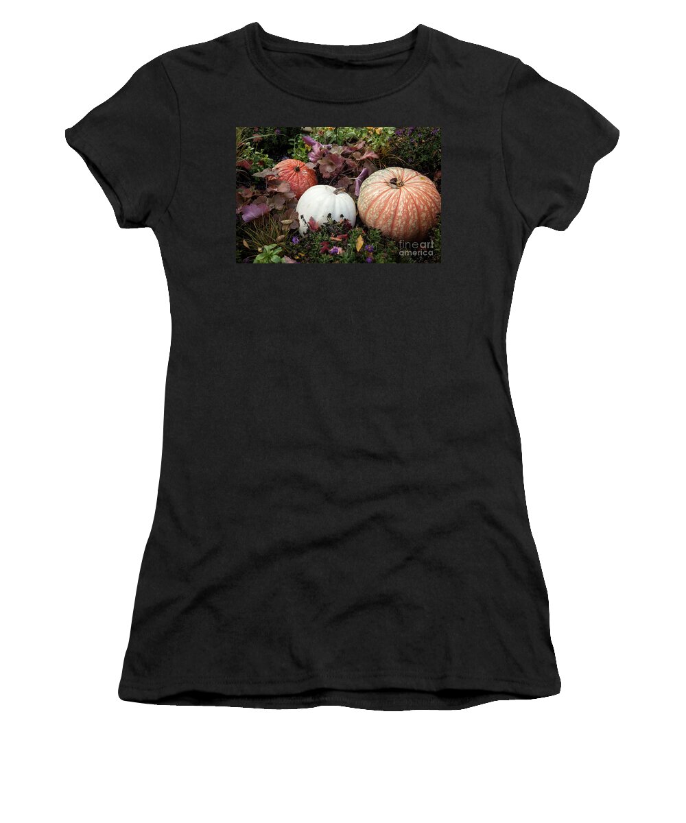 Fall Women's T-Shirt featuring the photograph Pumpkins by Timothy Johnson