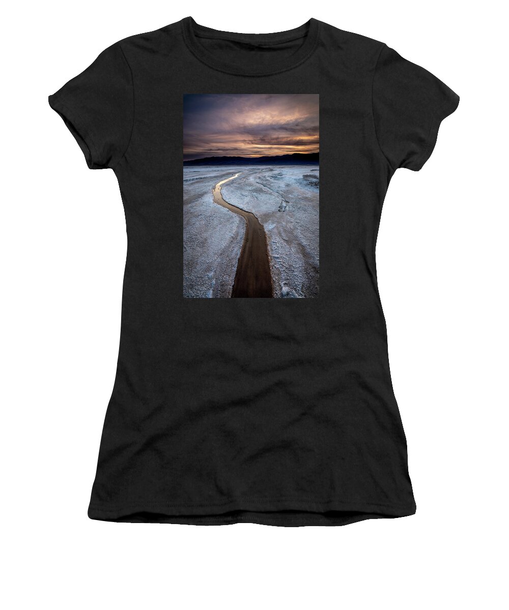 California Women's T-Shirt featuring the photograph Salt Creek Flats III by Peter Tellone