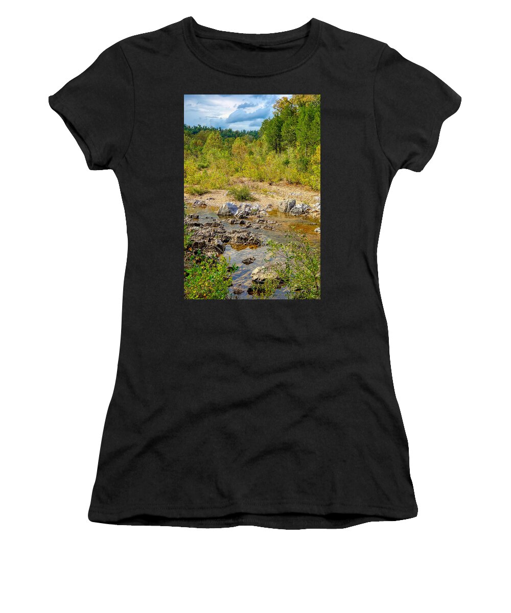 Johnson's Women's T-Shirt featuring the photograph Shut-Ins State Park Study 1 by Robert Meyers-Lussier
