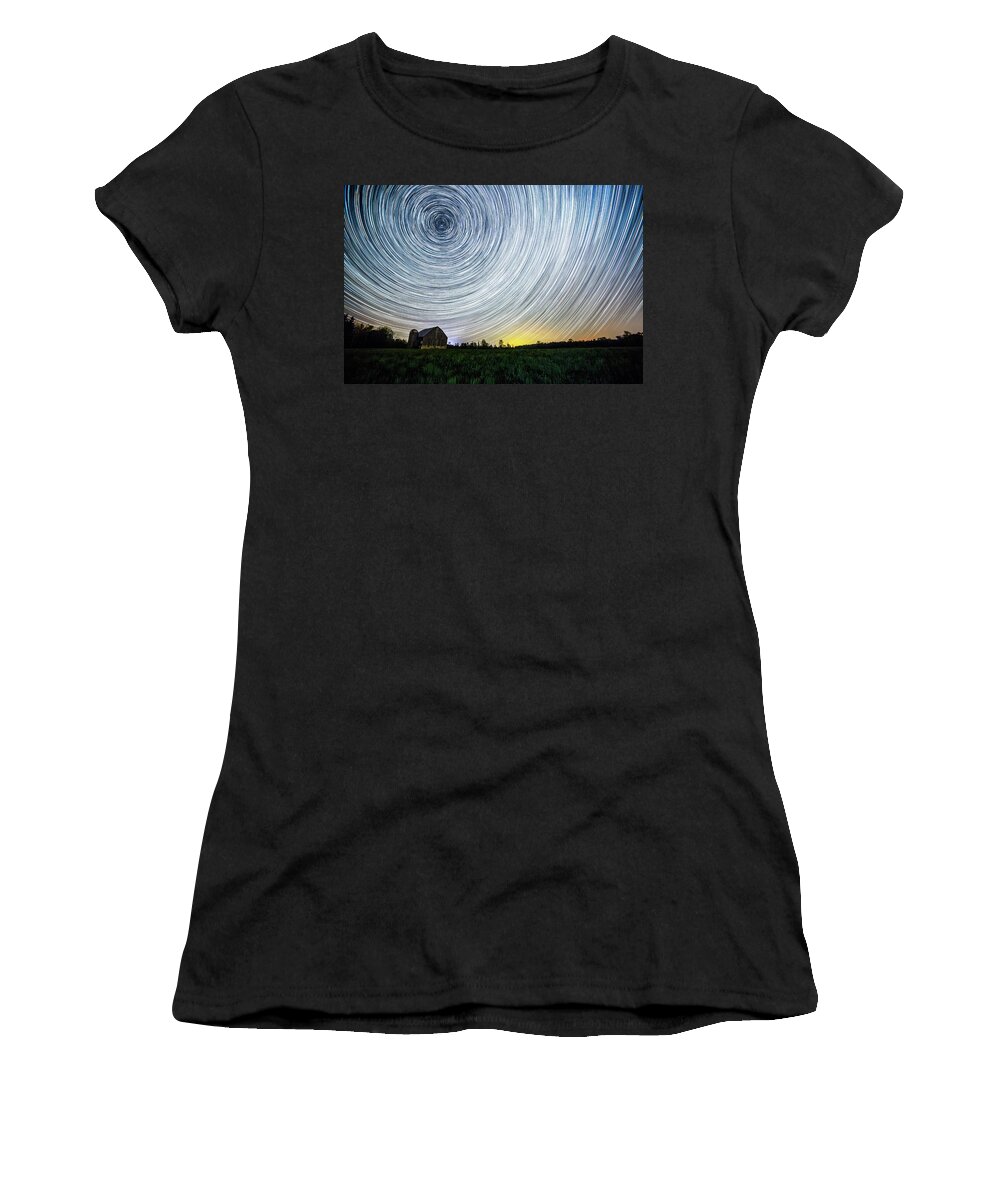 Matt Molloy Women's T-Shirt featuring the photograph Spin cycle by Matt Molloy