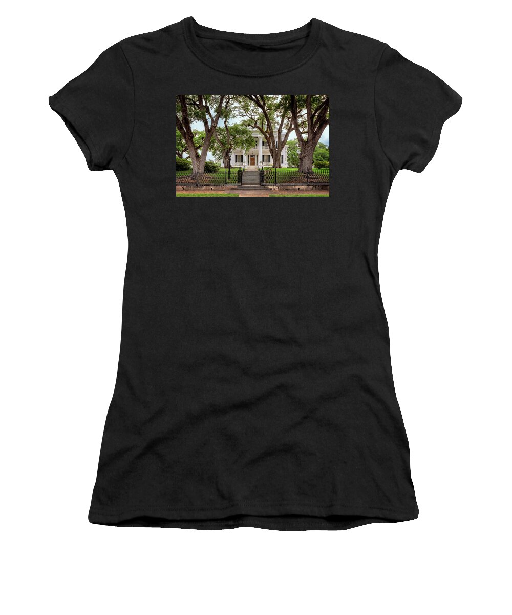 Stanton Hall Women's T-Shirt featuring the photograph Stanton Hall - Natchez, Mississippi by Susan Rissi Tregoning