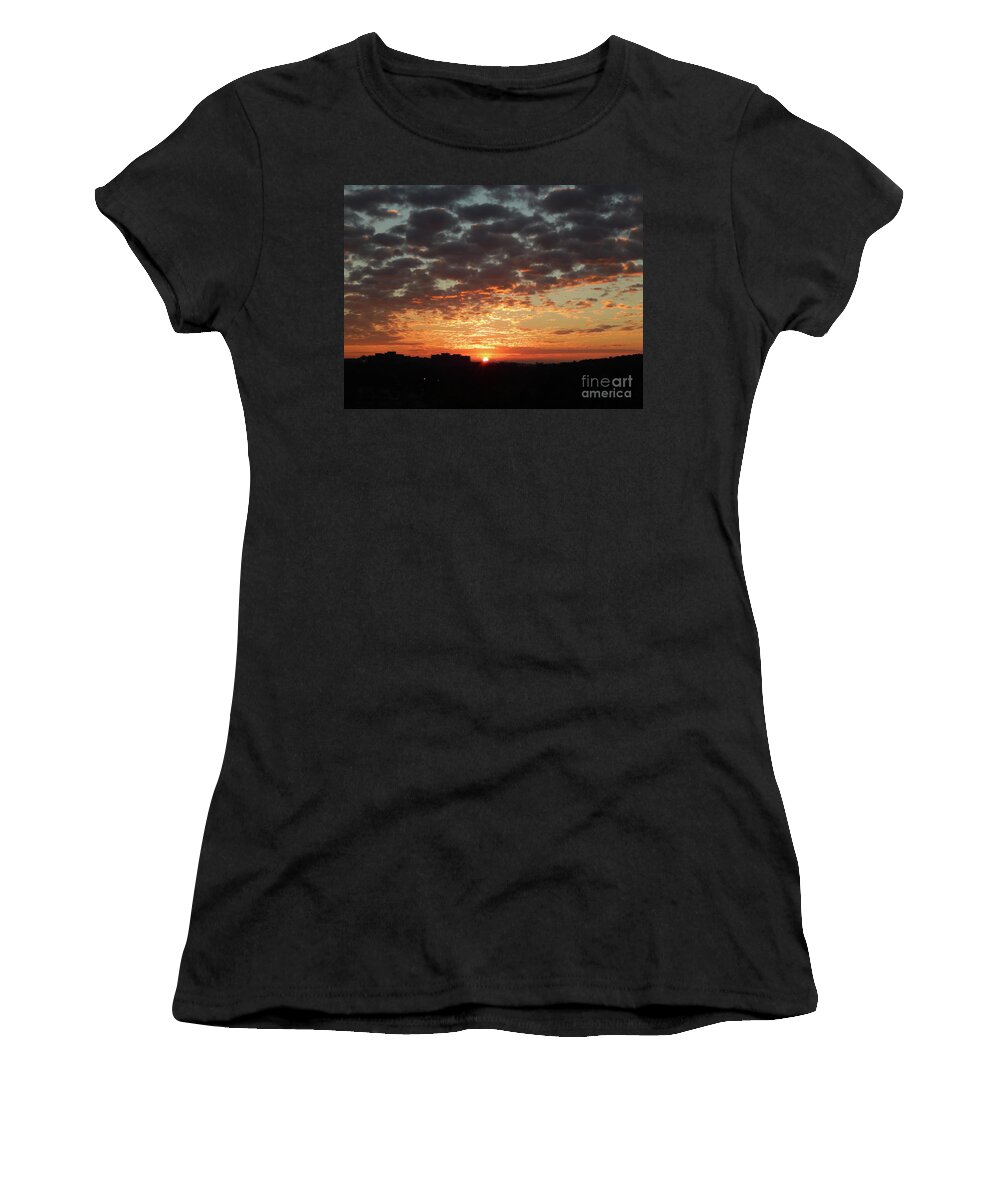 Ann Arbor Women's T-Shirt featuring the photograph Sunrise 4 by Phil Perkins