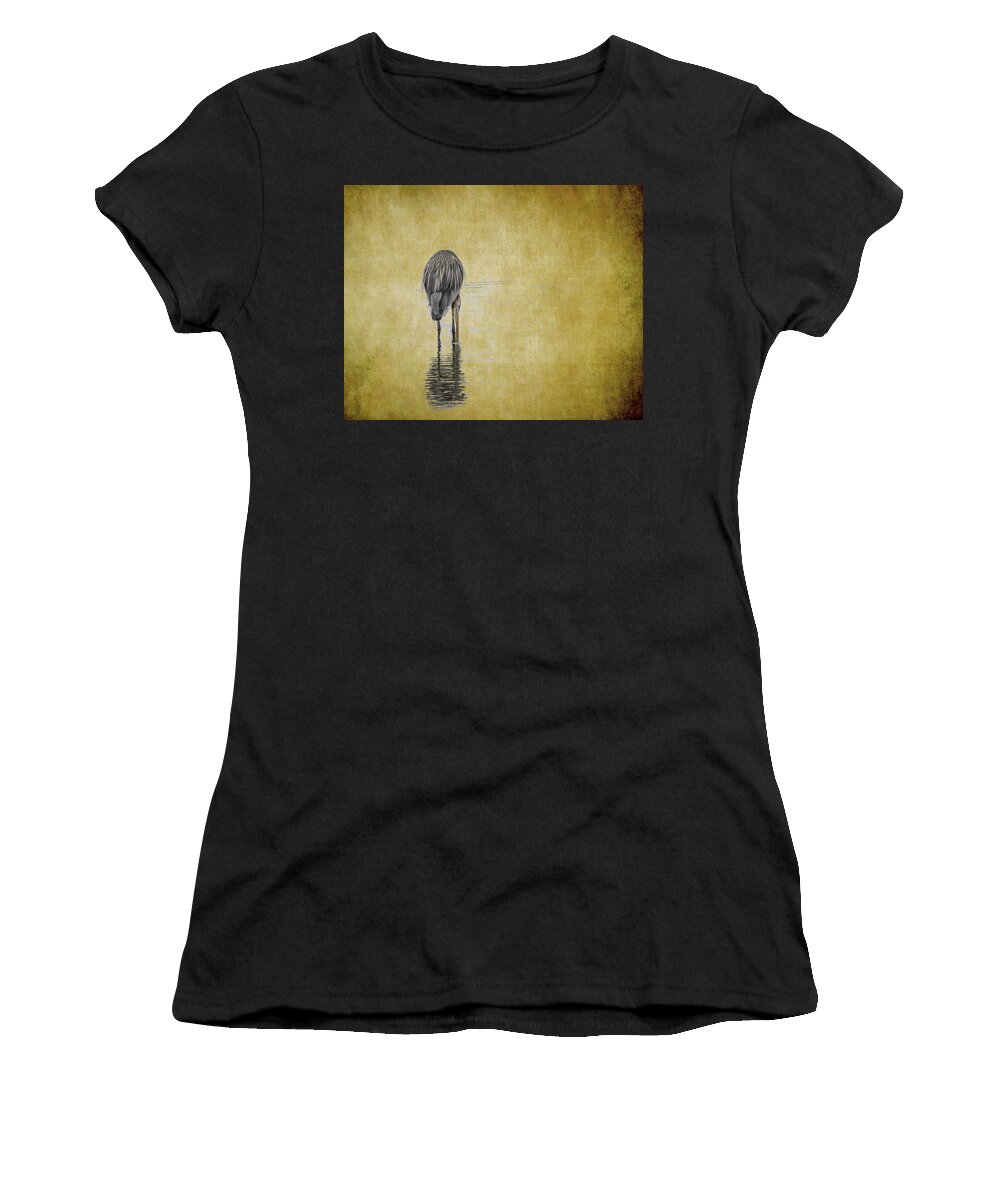 Bird Women's T-Shirt featuring the photograph Table For One by Pete Rems