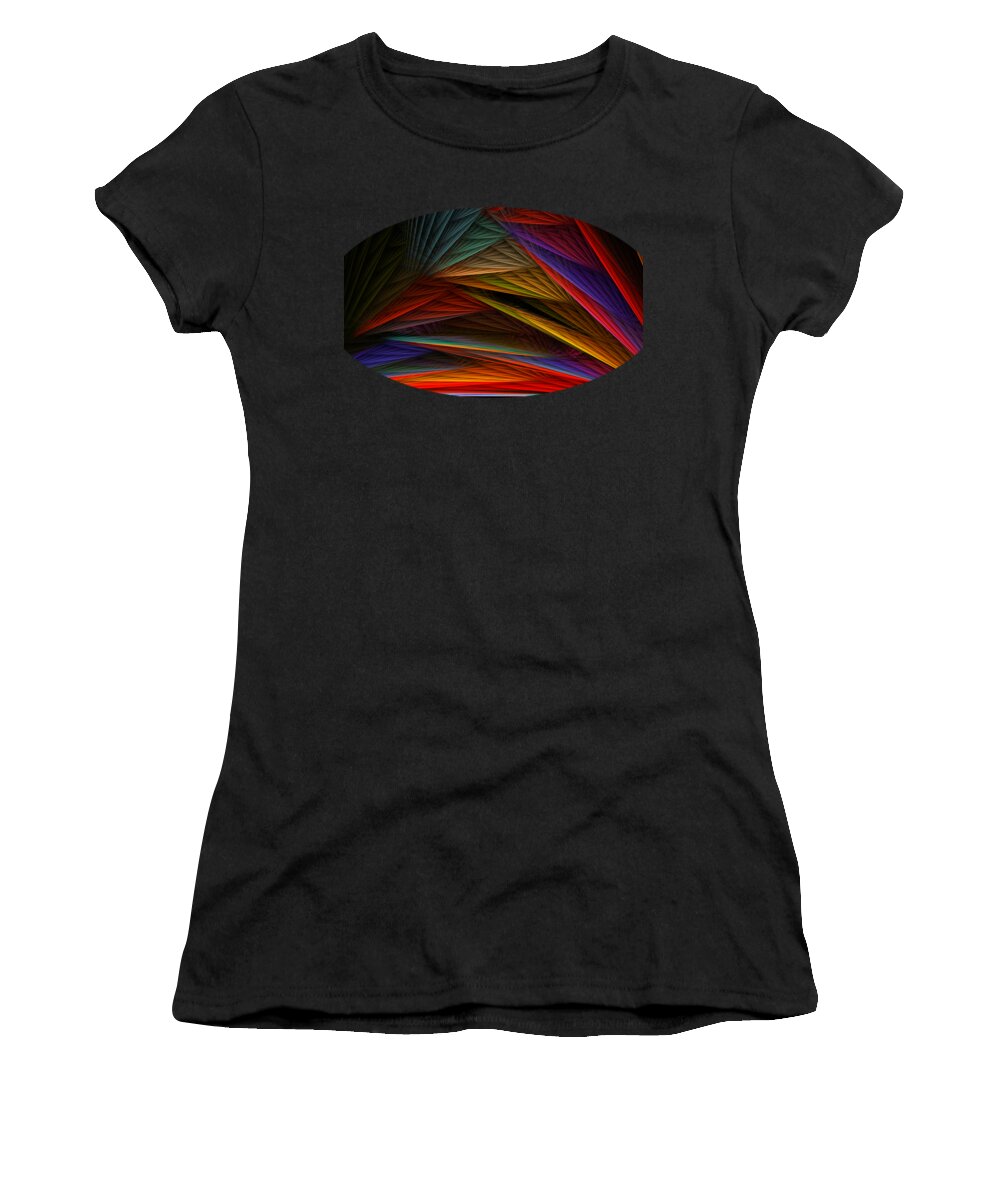  Women's T-Shirt featuring the digital art Taos Sunset by Rein Nomm