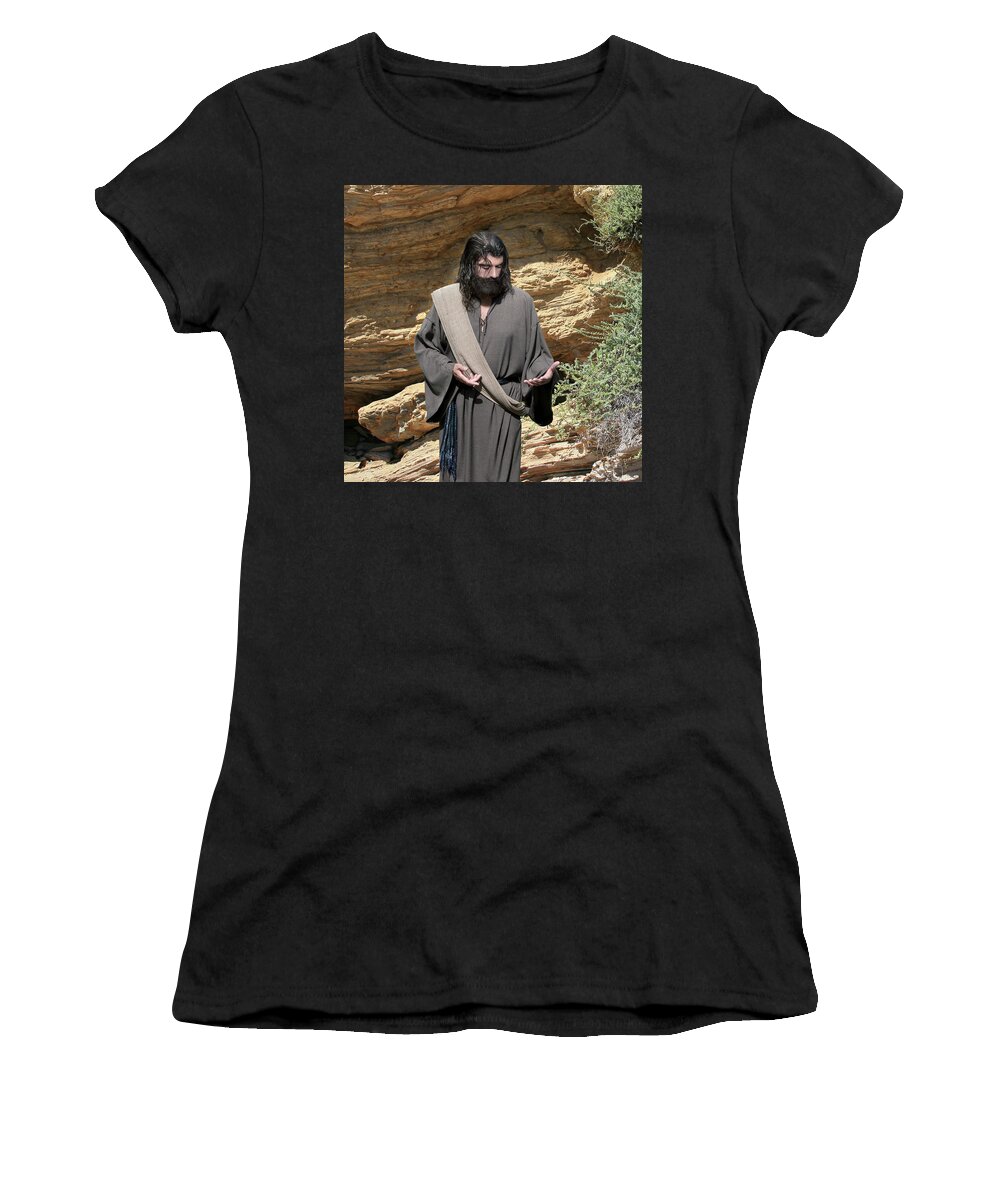Alex-acropolis-calderon Women's T-Shirt featuring the photograph The Only Choice by Acropolis De Versailles