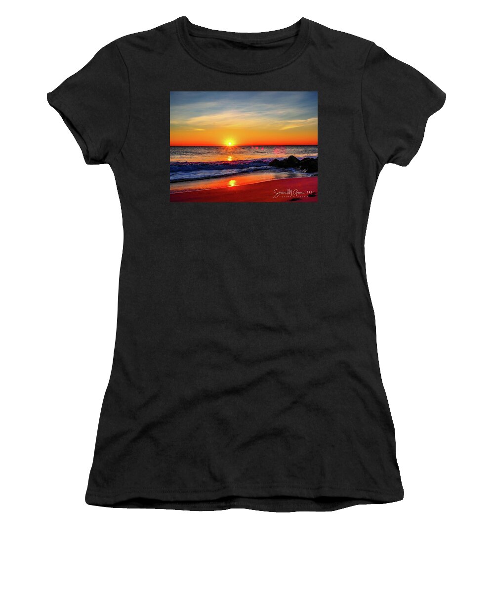 Sunrise Women's T-Shirt featuring the photograph The Perfect Sunrise by Shawn M Greener