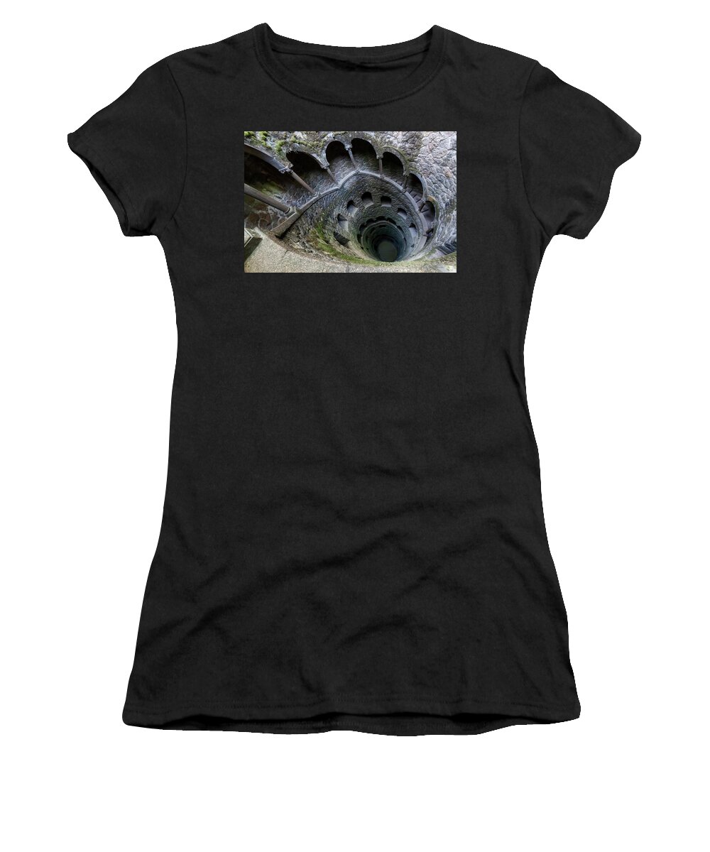 Quinta De Regalaira Women's T-Shirt featuring the photograph The Well of initiation by Micah Offman