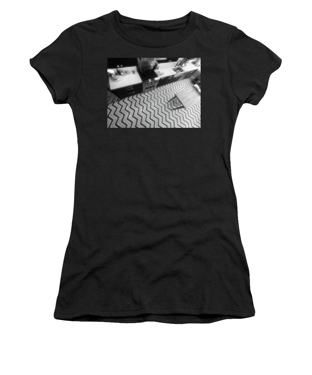 Tile Floor Women's T-Shirt featuring the photograph Tile Floor San Francisco by John Parulis