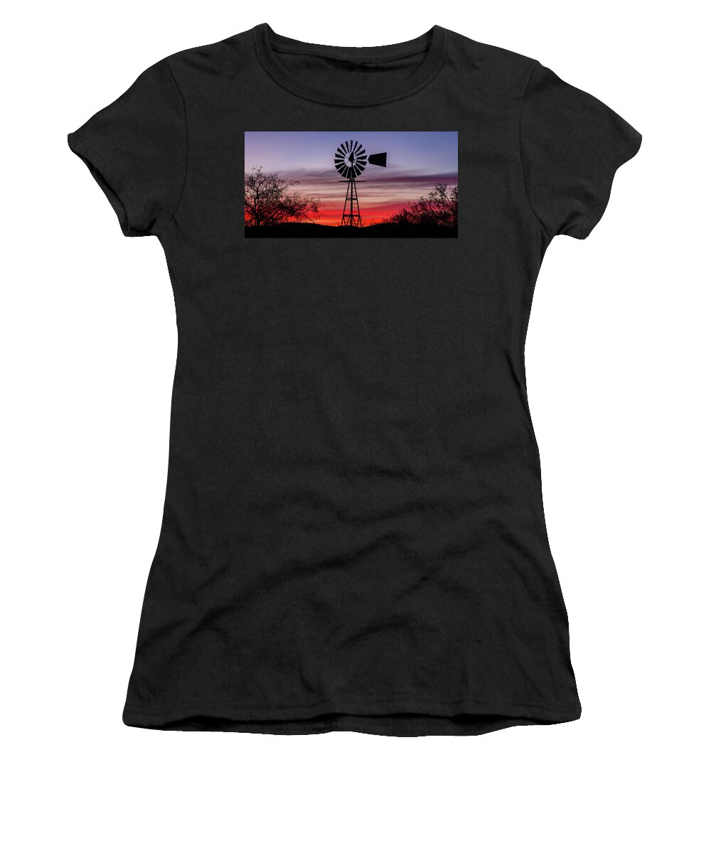 Twilight Women's T-Shirt featuring the photograph Tombstone Twilight by Gary Migues