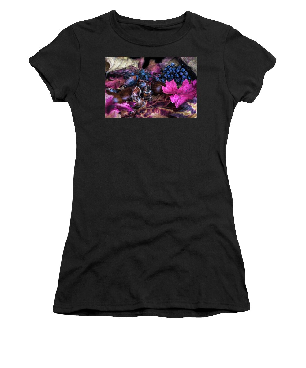Fall Colors Women's T-Shirt featuring the photograph Transition in fall by Wolfgang Stocker