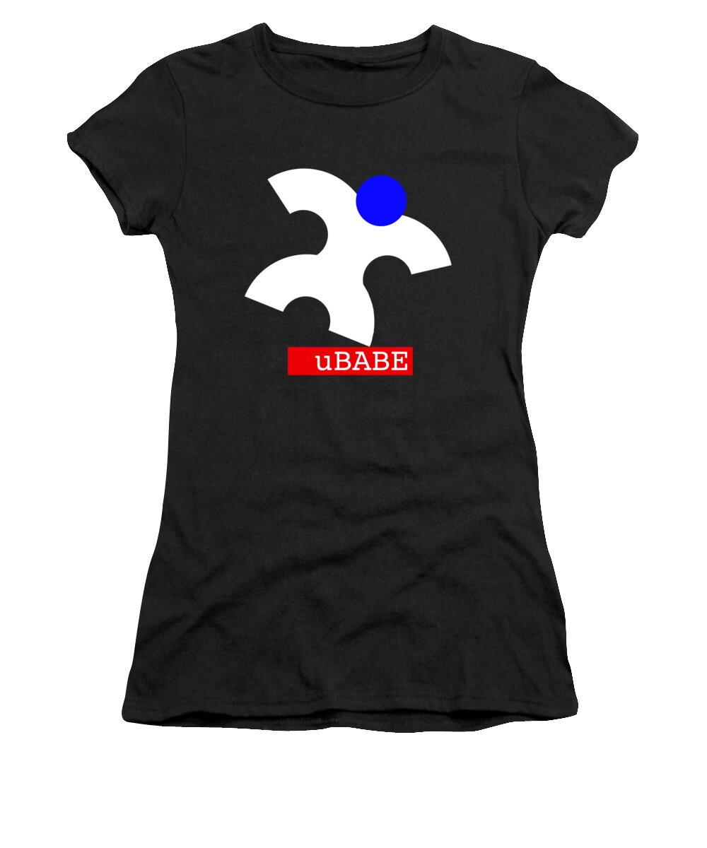 Primitive Dancer Women's T-Shirt featuring the digital art Ubabe Jazz by Ubabe Style