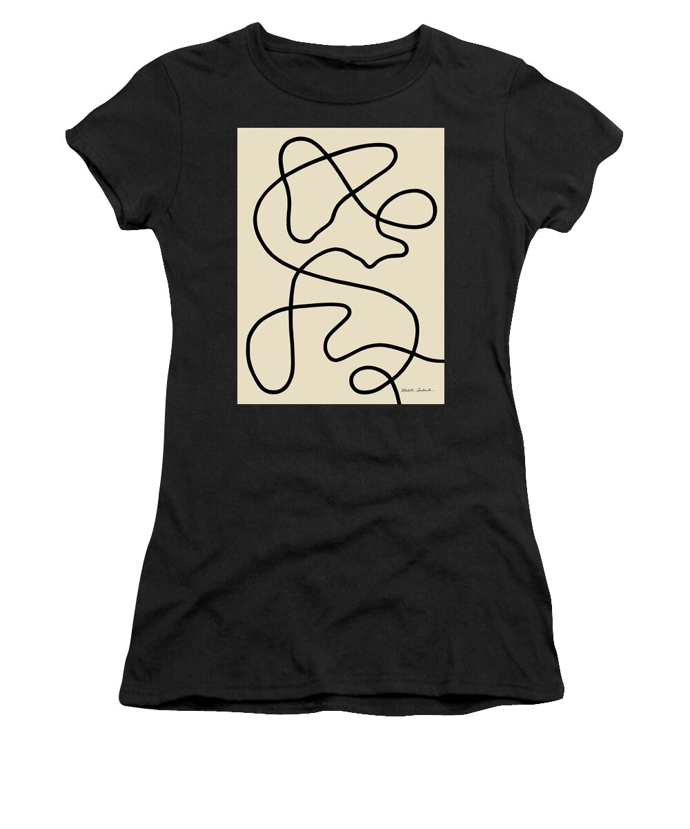Nikita Coulombe Women's T-Shirt featuring the painting Untitled IV by Nikita Coulombe