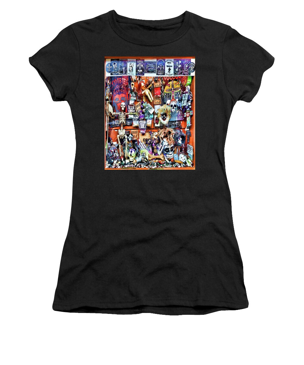 Voodoo Women's T-Shirt featuring the photograph Zombie's House of Voodoo by Susan Rissi Tregoning