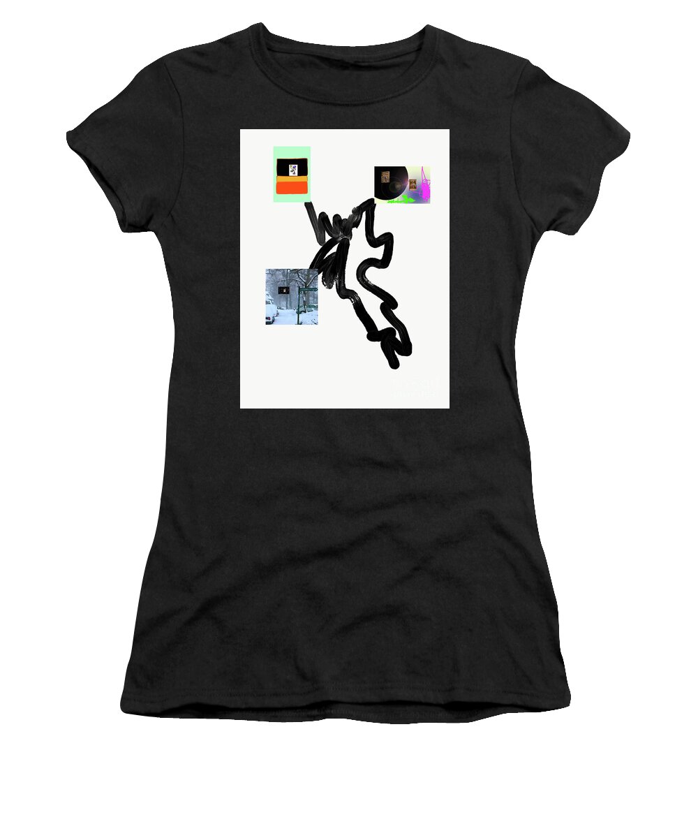 Walter Paul Bebirian: Volord Kingdom Art Collection Grand Gallery Women's T-Shirt featuring the digital art 1-27-2020e by Walter Paul Bebirian