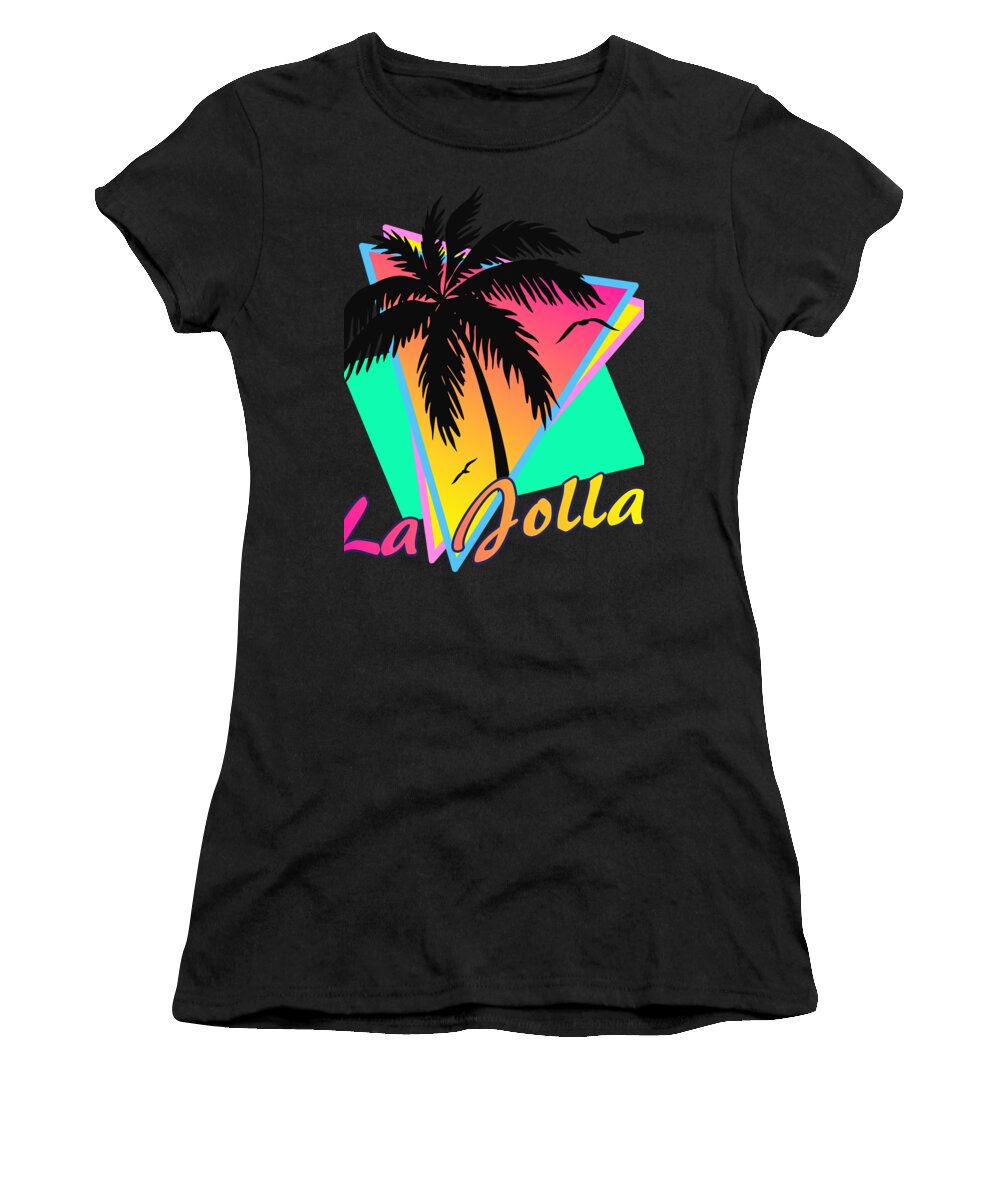 Classic Women's T-Shirt featuring the digital art La Jolla by Filip Schpindel