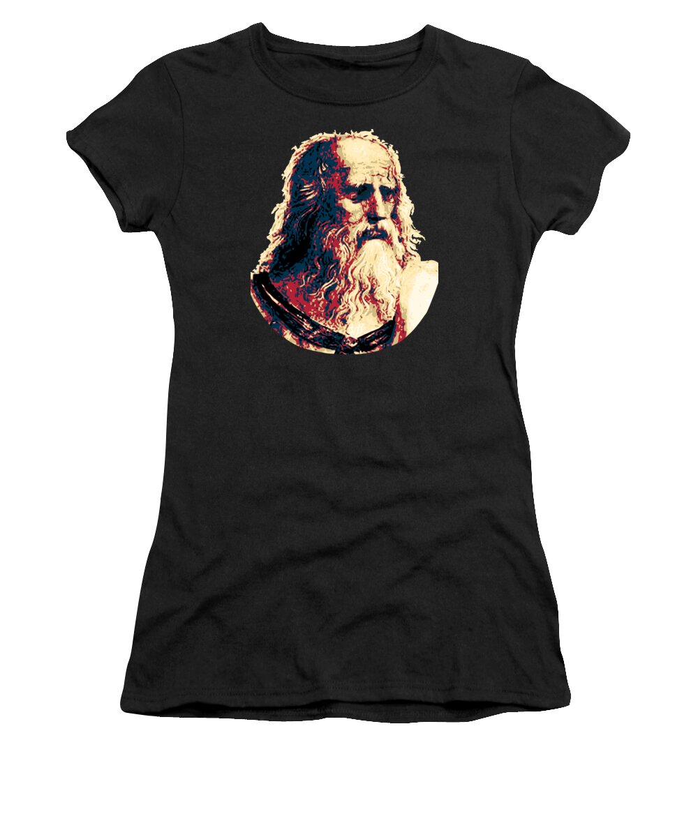 Platon Women's T-Shirt featuring the digital art Platon by Filip Schpindel