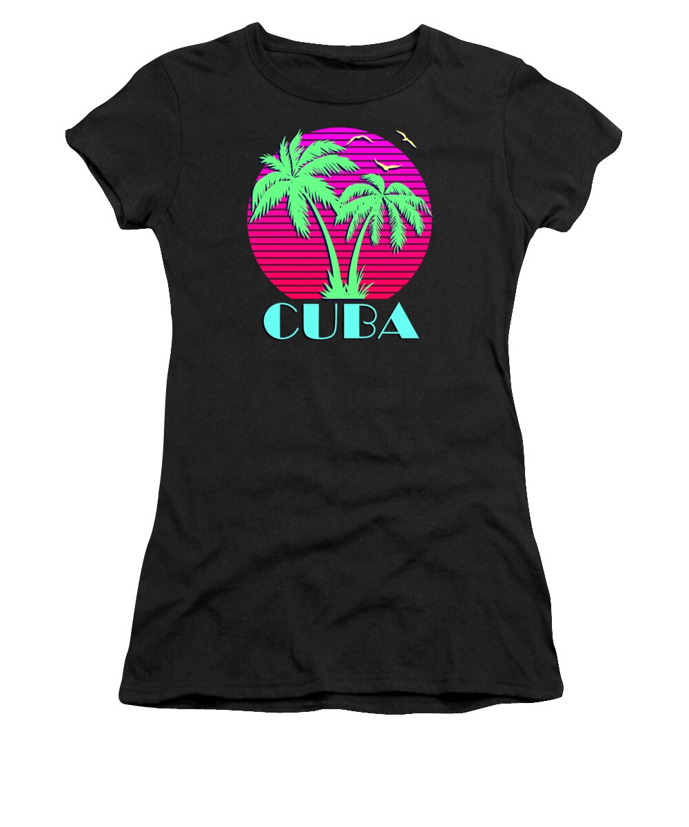 Classic Women's T-Shirt featuring the digital art Cuba by Filip Schpindel