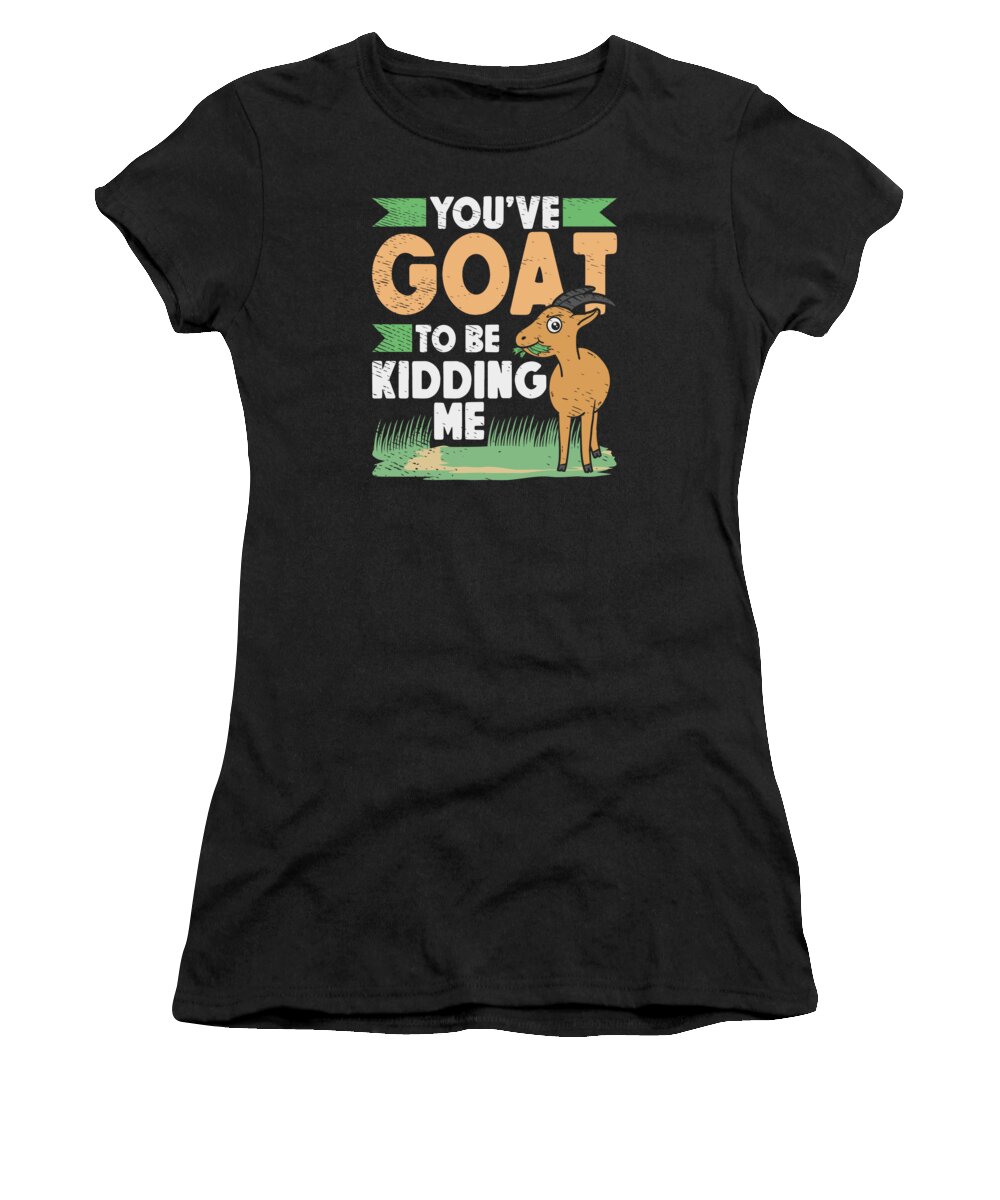 Farmer Women's T-Shirt featuring the digital art Farmers Veterinarians Goats Farm Animals #2 by Toms Tee Store