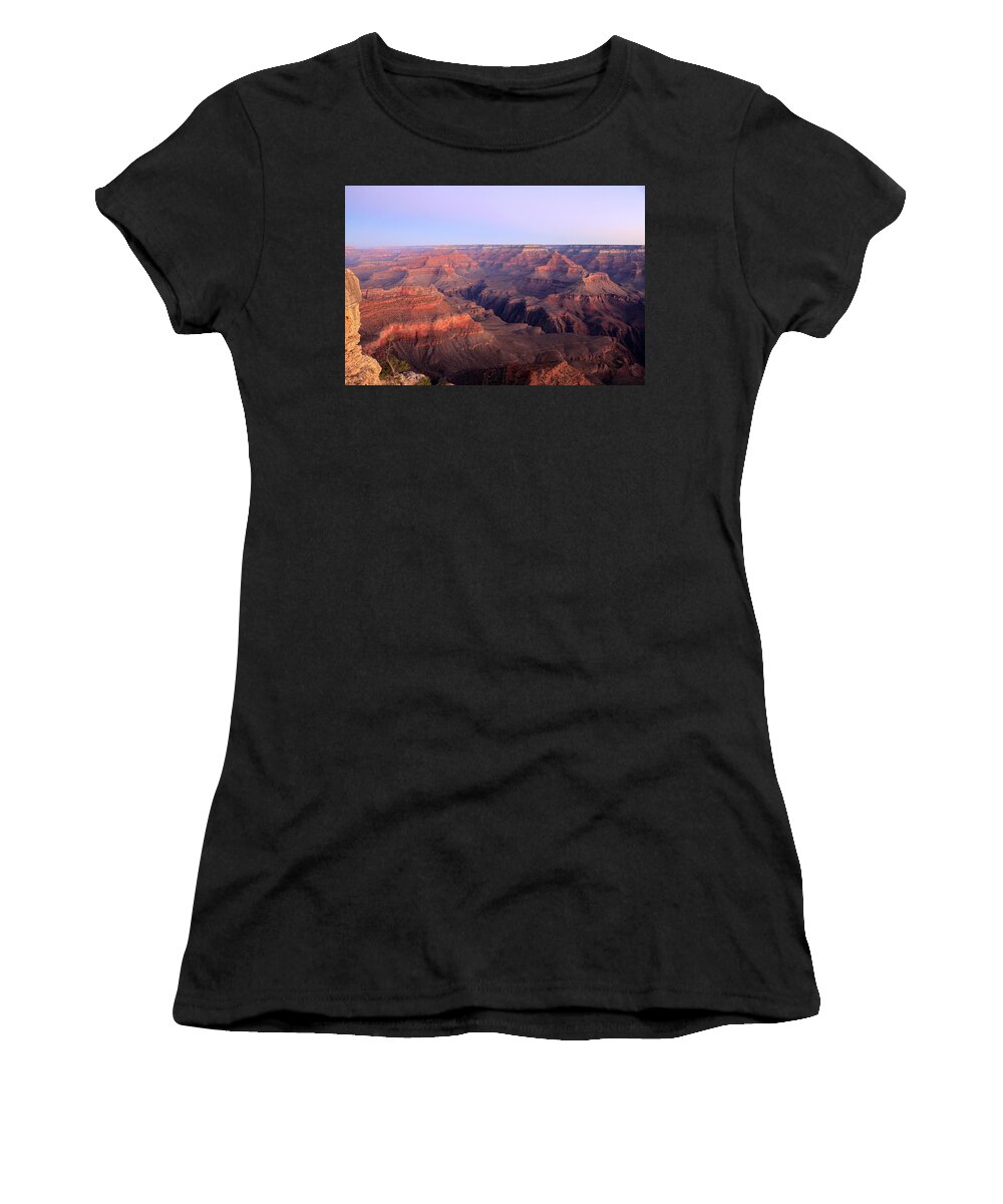 Grand Canyon National Park Women's T-Shirt featuring the photograph Grand Canyon - Sunrise by Richard Krebs