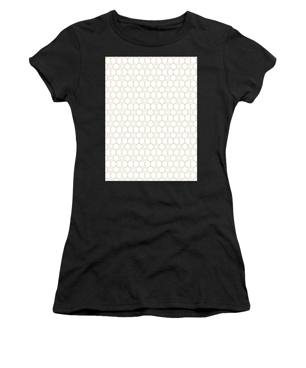 Connection Women's T-Shirt featuring the digital art Geometric Pattern Shapes Symbols Geometry #23 by Mister Tee