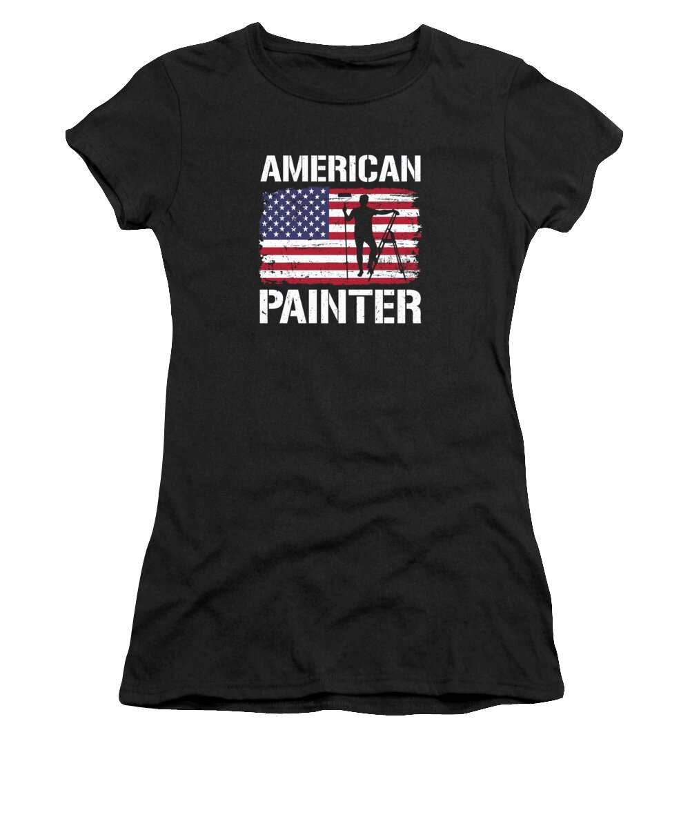 Painter Women's T-Shirt featuring the digital art Painter Painting Professional Painter Master Painter #9 by Toms Tee Store