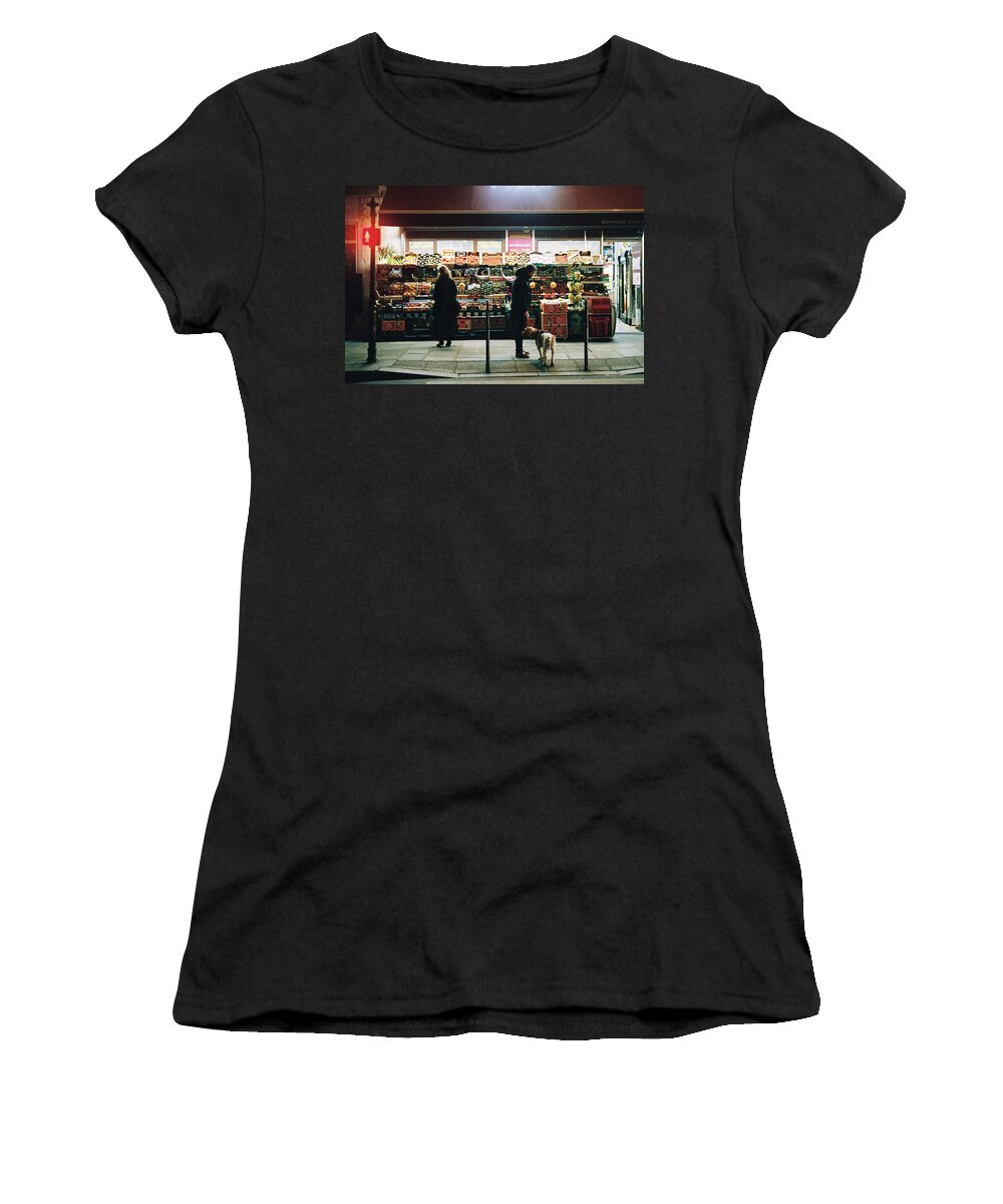 Paris Women's T-Shirt featuring the photograph A moment of life by Barthelemy De Mazenod