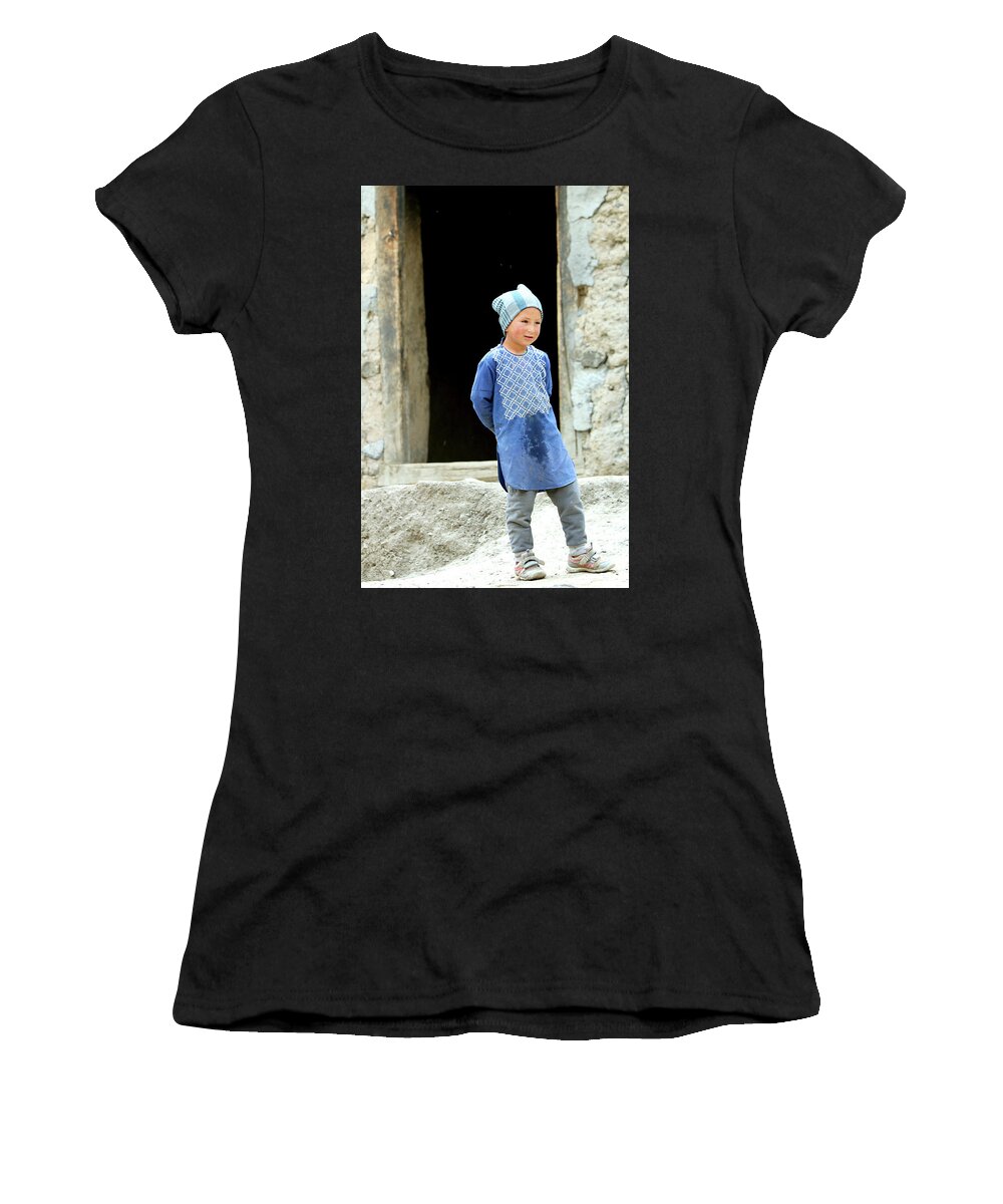  Women's T-Shirt featuring the photograph Afghanistan 23 by Eric Pengelly