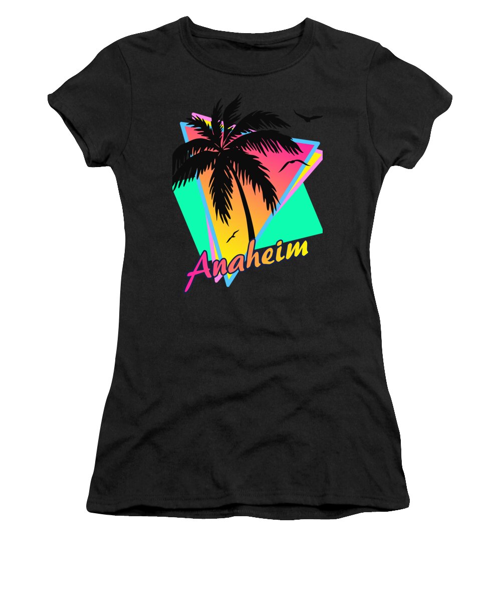 Classic Women's T-Shirt featuring the digital art Anaheim by Megan Miller