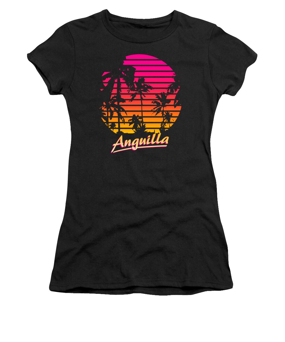 Classic Women's T-Shirt featuring the digital art Anguilla by Filip Schpindel