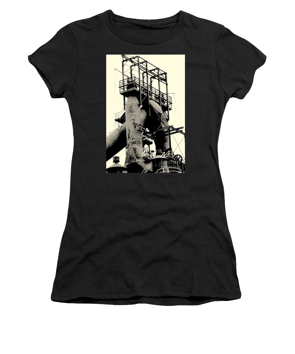  Industry Women's T-Shirt featuring the photograph Bethlehem Steel # 20 by Marcia Lee Jones
