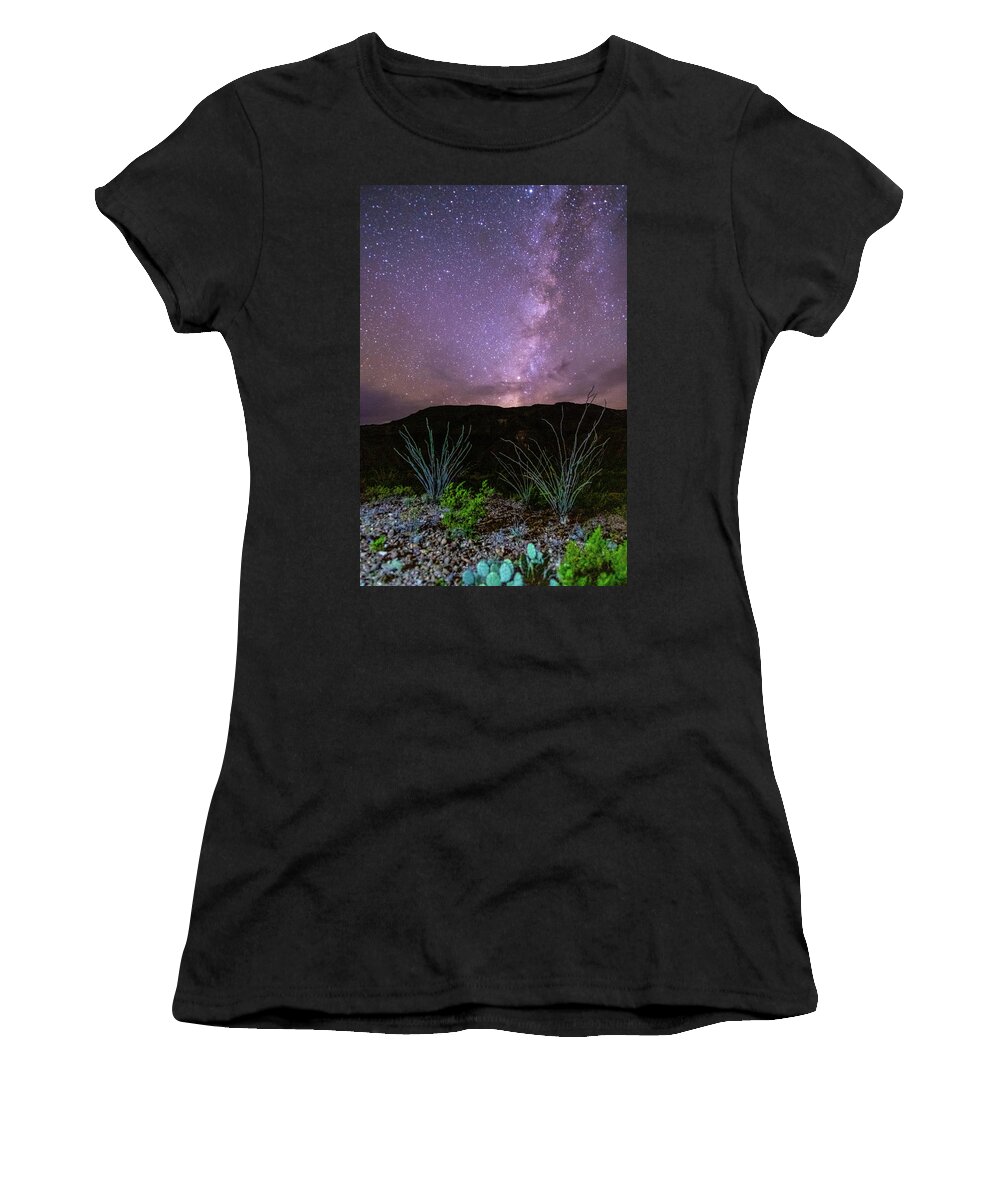 West Texas Women's T-Shirt featuring the photograph Big Bend Sky by Erin K Images