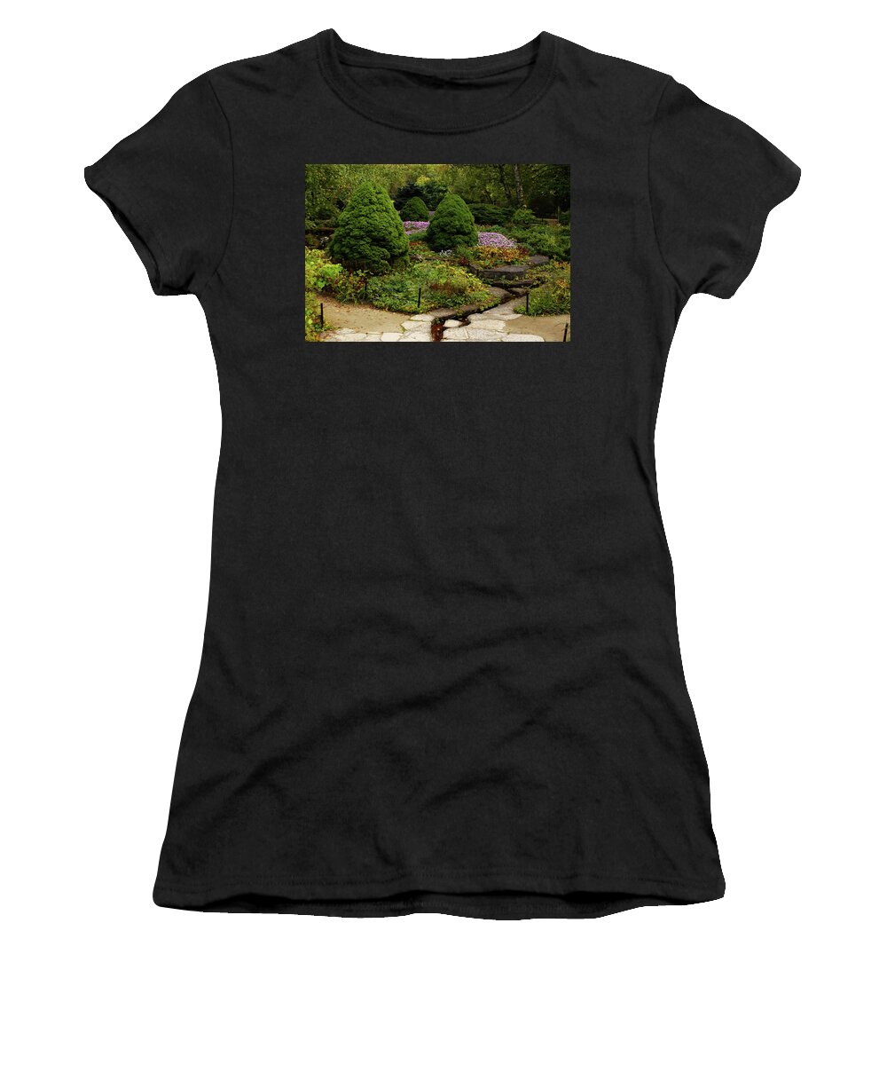 Boerner Botanical Gardens Women's T-Shirt featuring the photograph Boerner Botanical Gardens by Deb Beausoleil