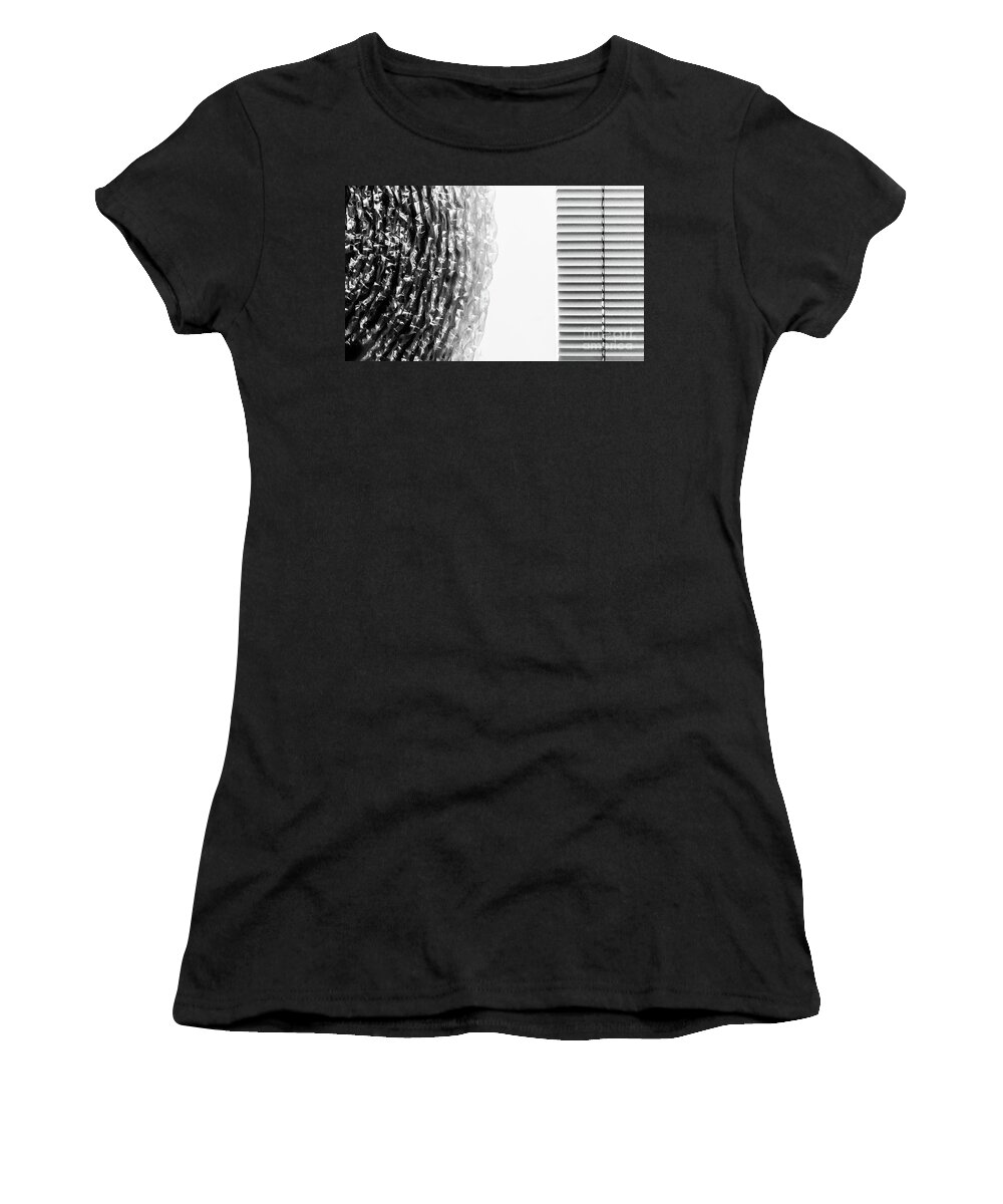 Monochromatic Women's T-Shirt featuring the photograph By All Means by Fei A