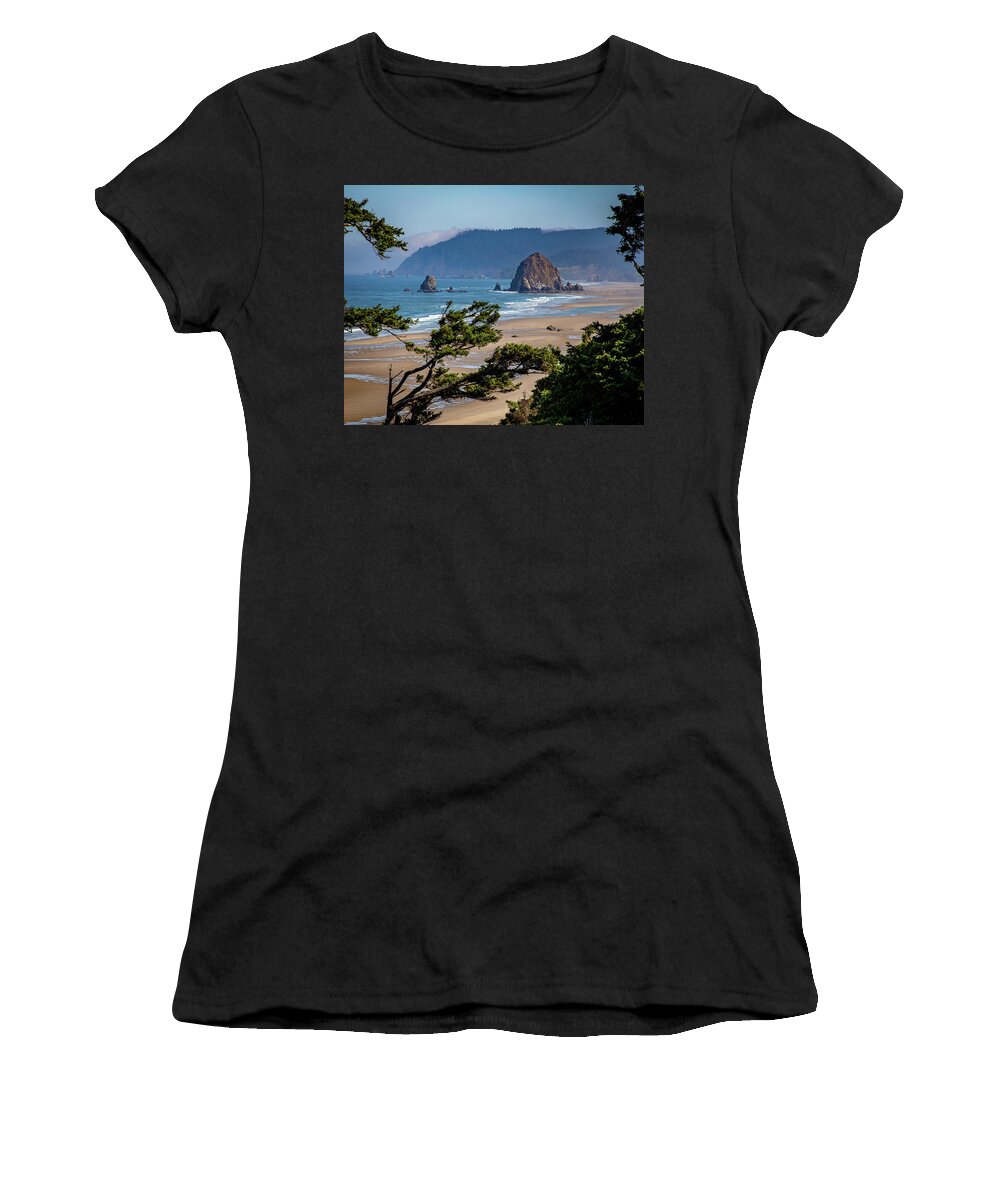 2019 Women's T-Shirt featuring the photograph Canon Beach by Gerri Bigler